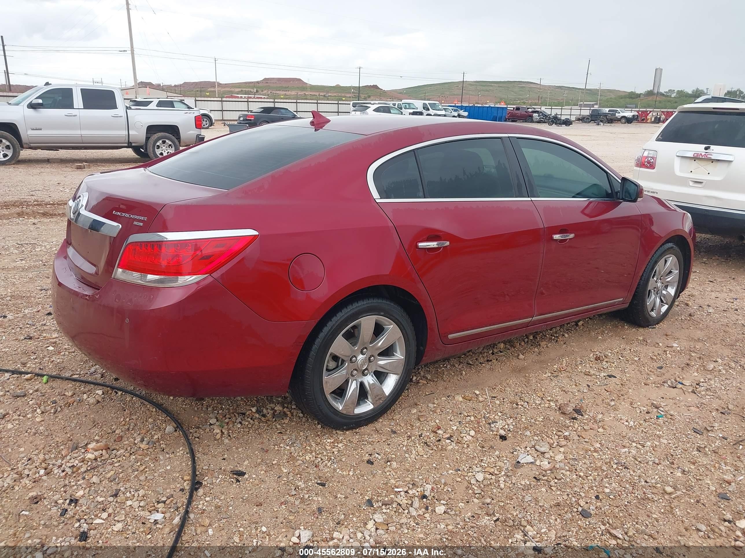 2011 Buick Lacrosse Cxl Burgundy vin: 1G4GC5ED9BF156905