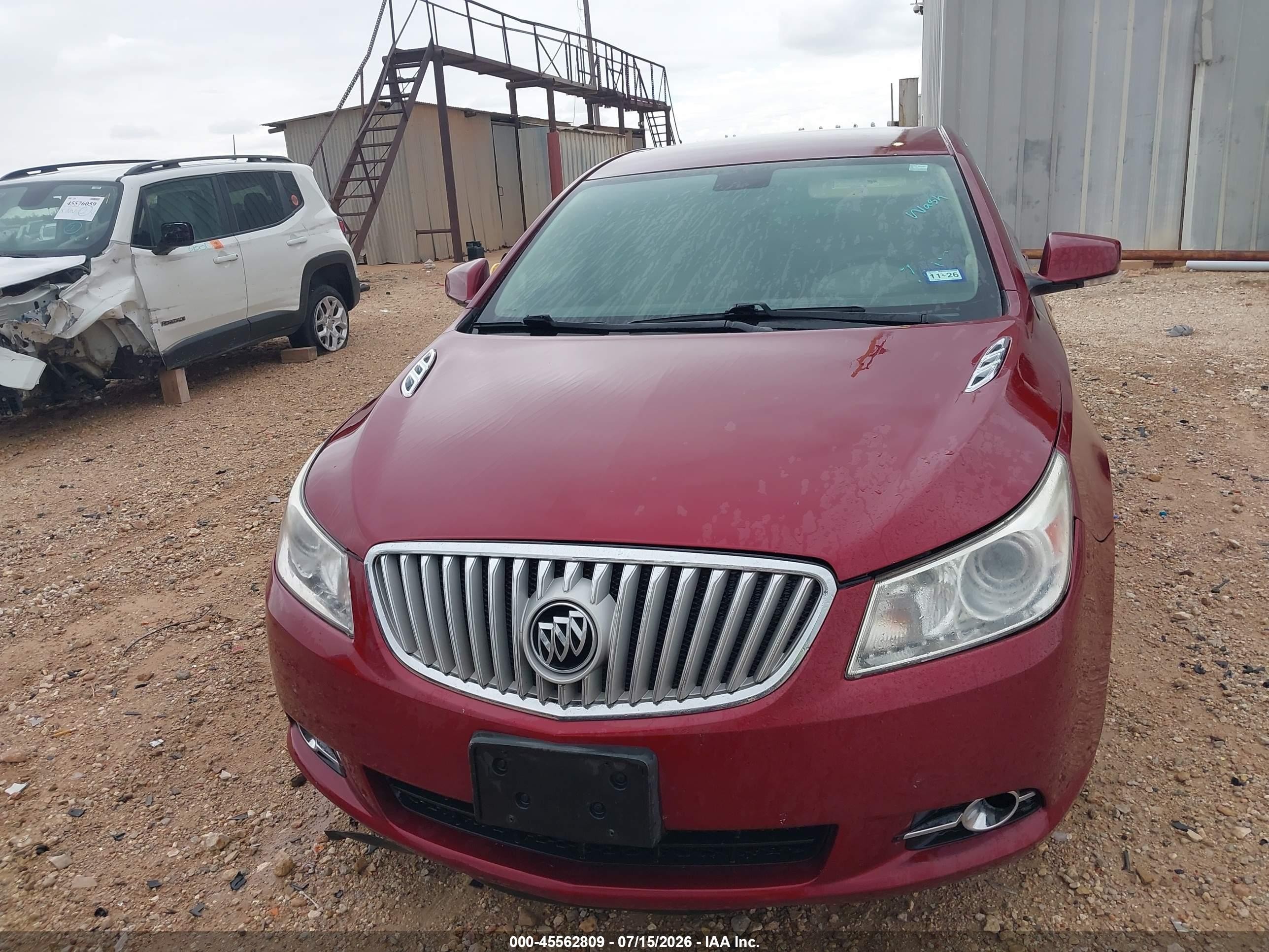 2011 Buick Lacrosse Cxl Burgundy vin: 1G4GC5ED9BF156905