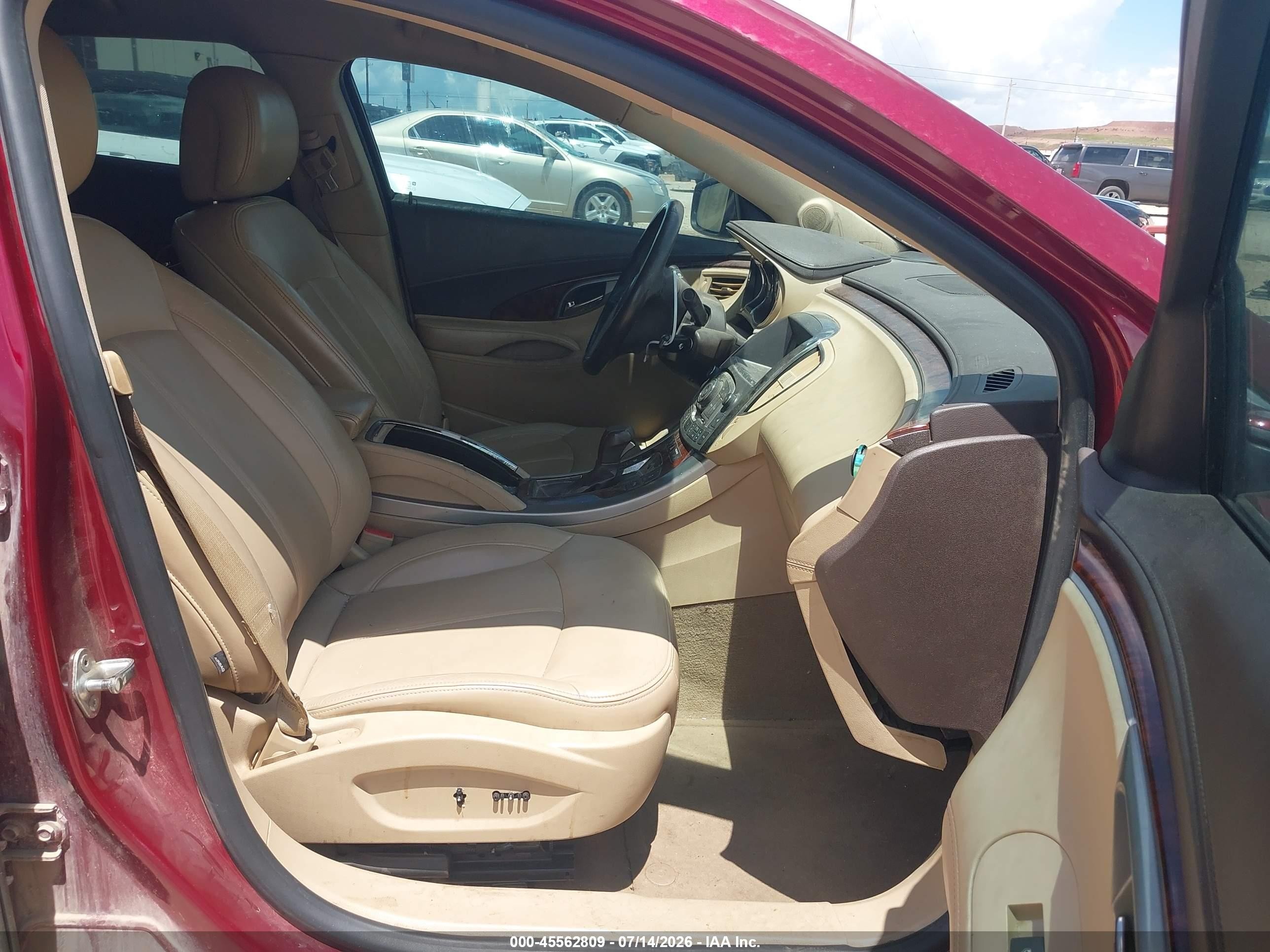 2011 Buick Lacrosse Cxl Burgundy vin: 1G4GC5ED9BF156905