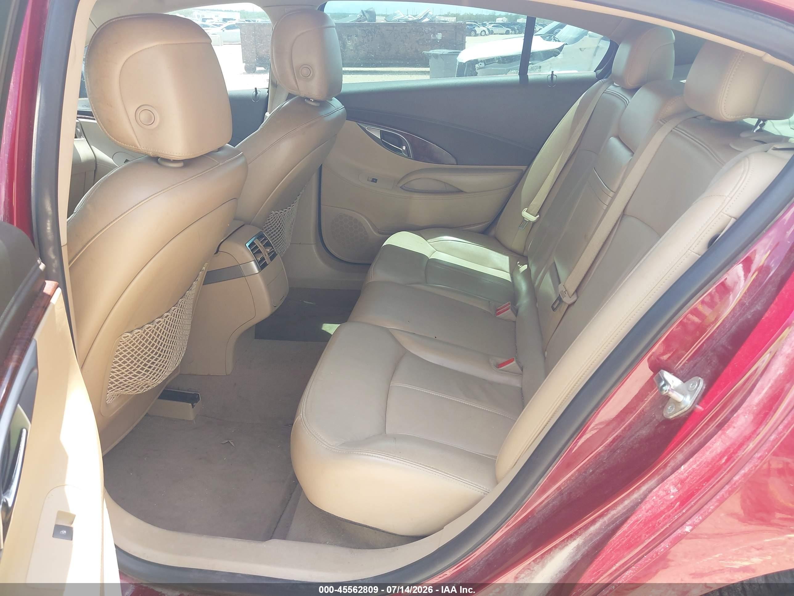 2011 Buick Lacrosse Cxl Burgundy vin: 1G4GC5ED9BF156905