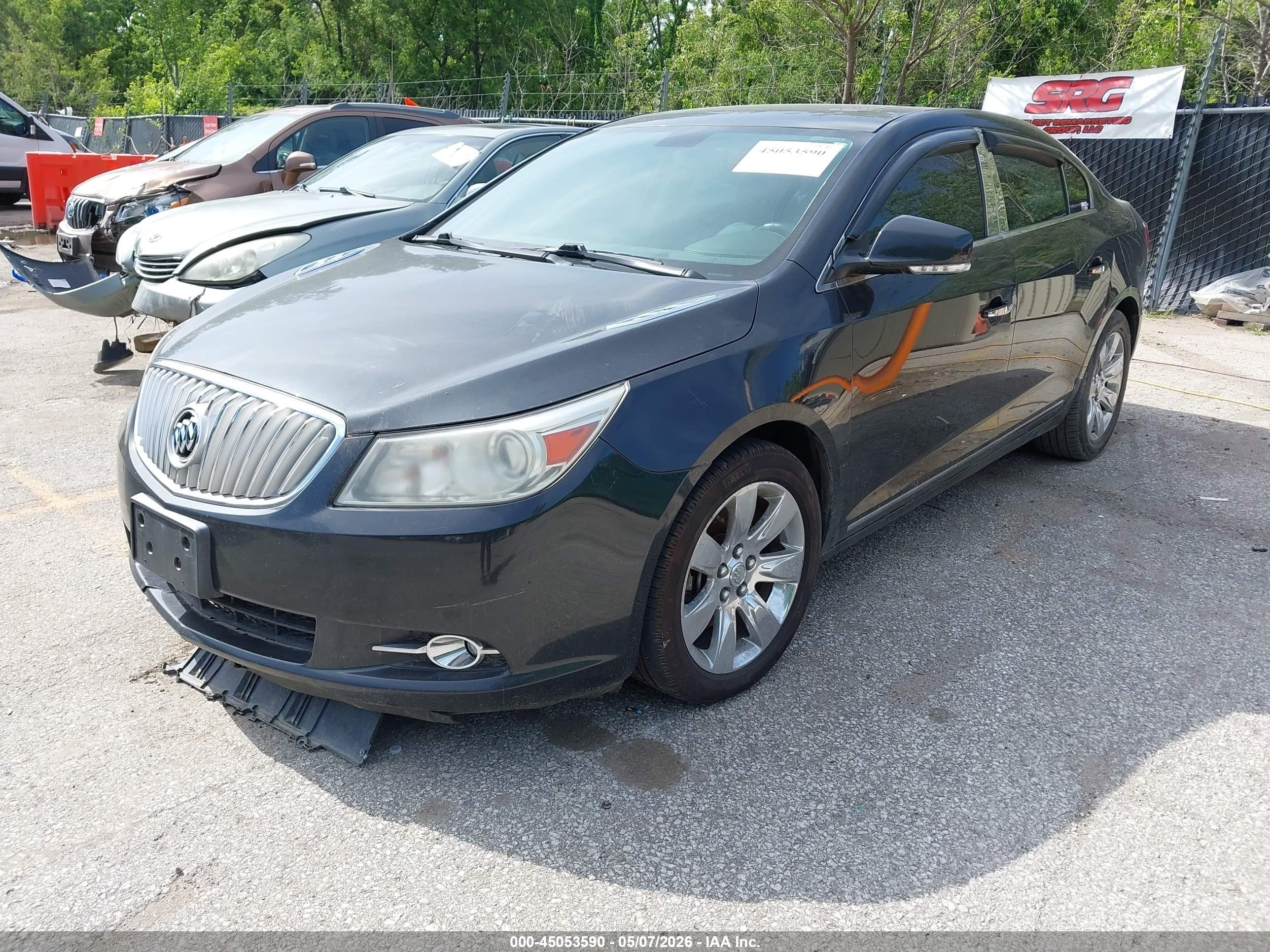 2011 Buick Lacrosse Cxl Черный vin: 1G4GC5ED9BF158122