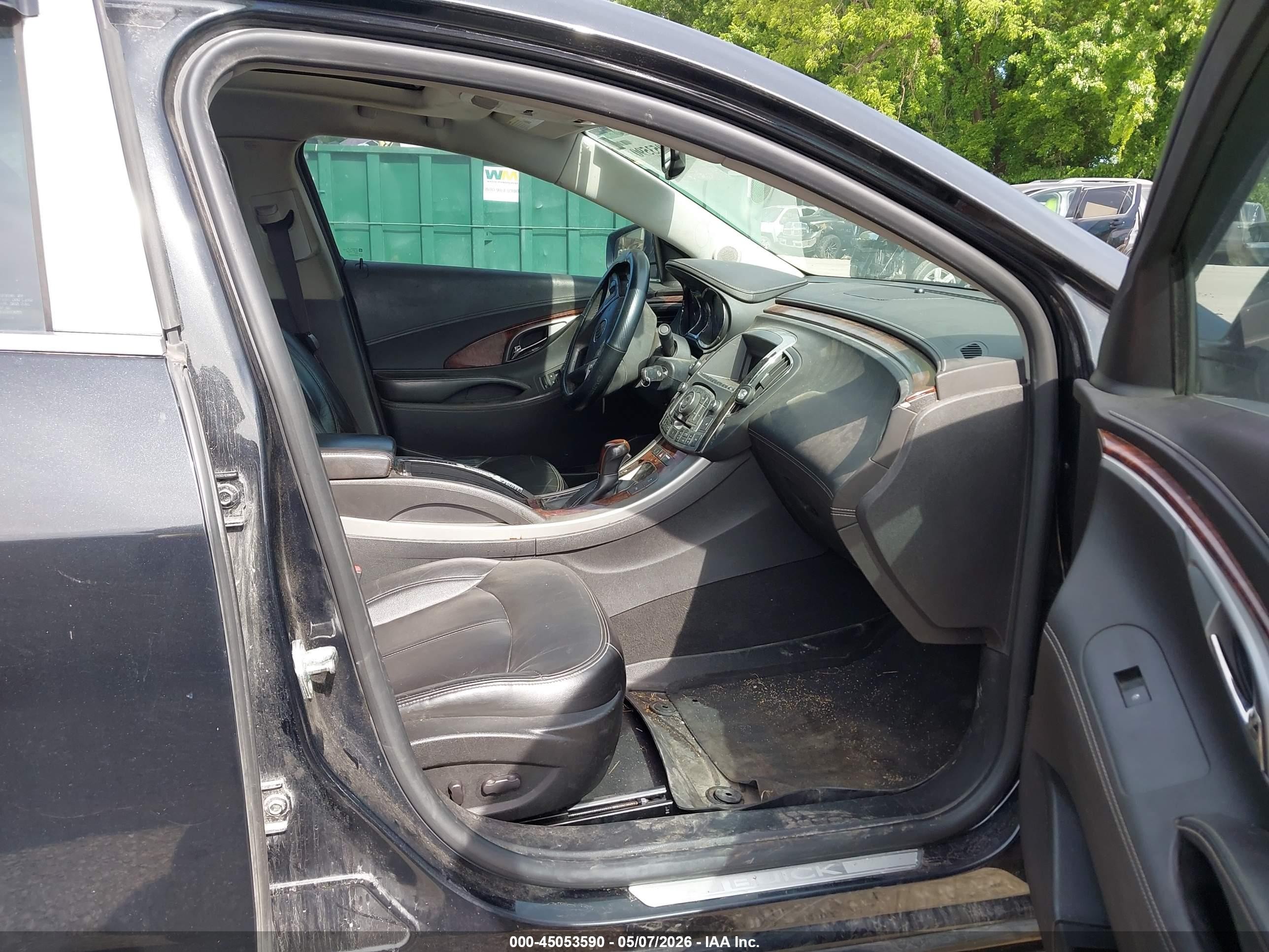 2011 Buick Lacrosse Cxl Черный vin: 1G4GC5ED9BF158122