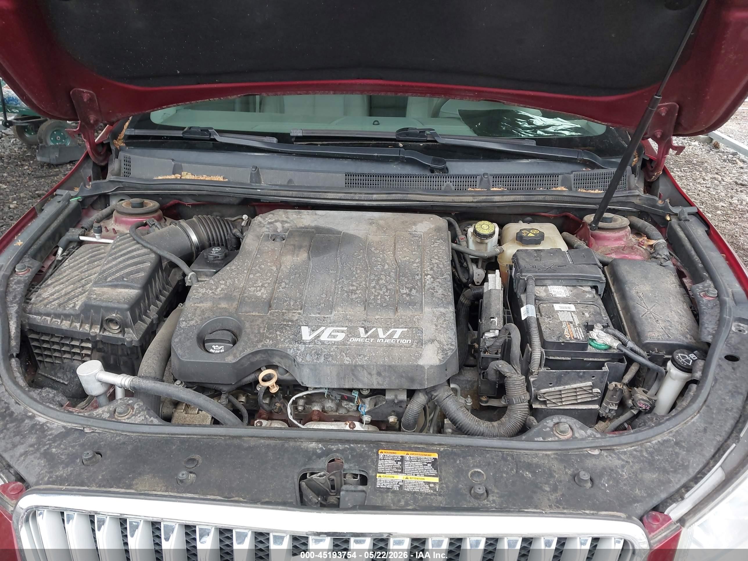 2011 Buick Lacrosse Cxl Red vin: 1G4GC5ED9BF196630