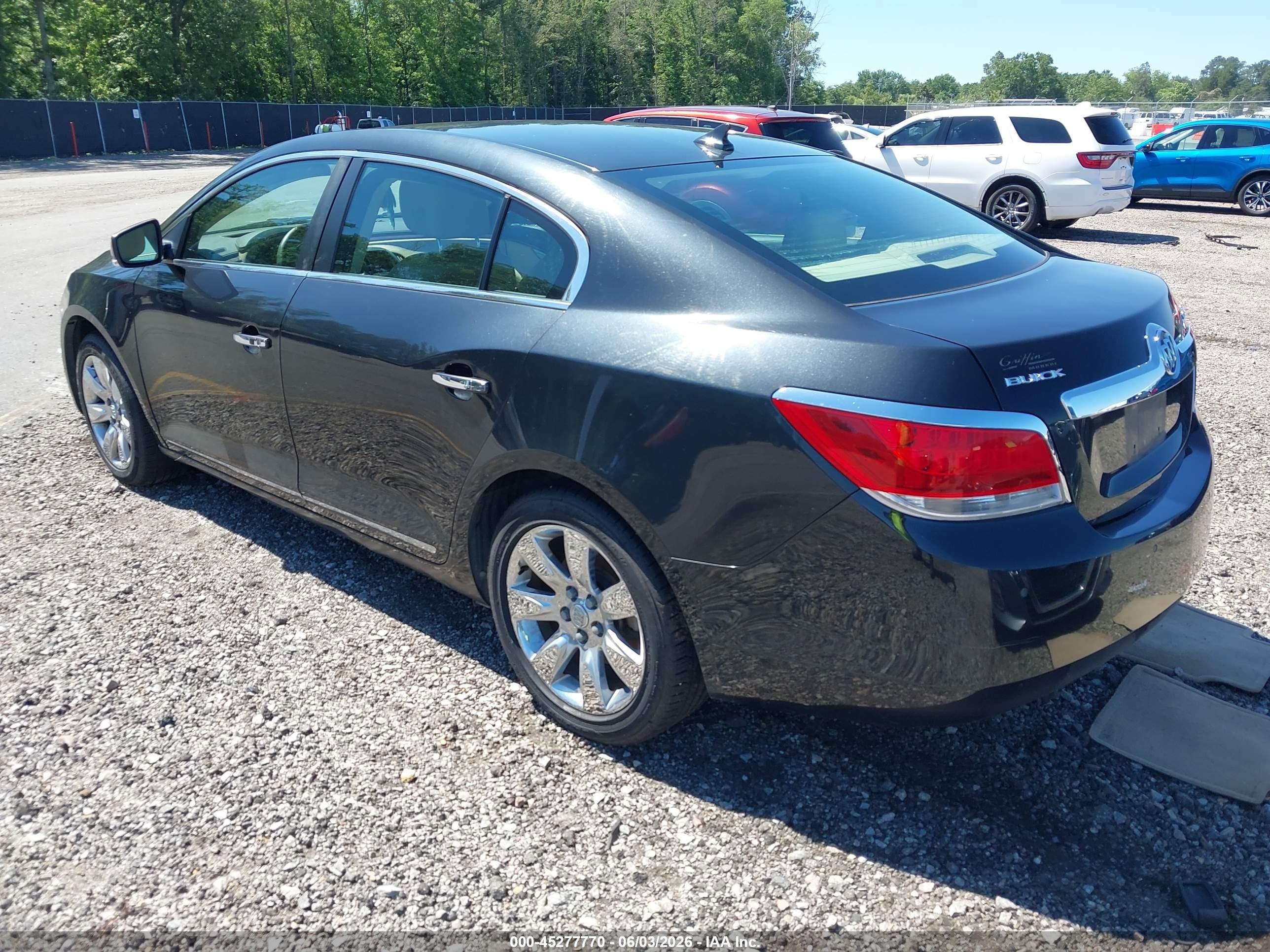 2011 Buick Lacrosse Cxl Black vin: 1G4GC5ED9BF281046