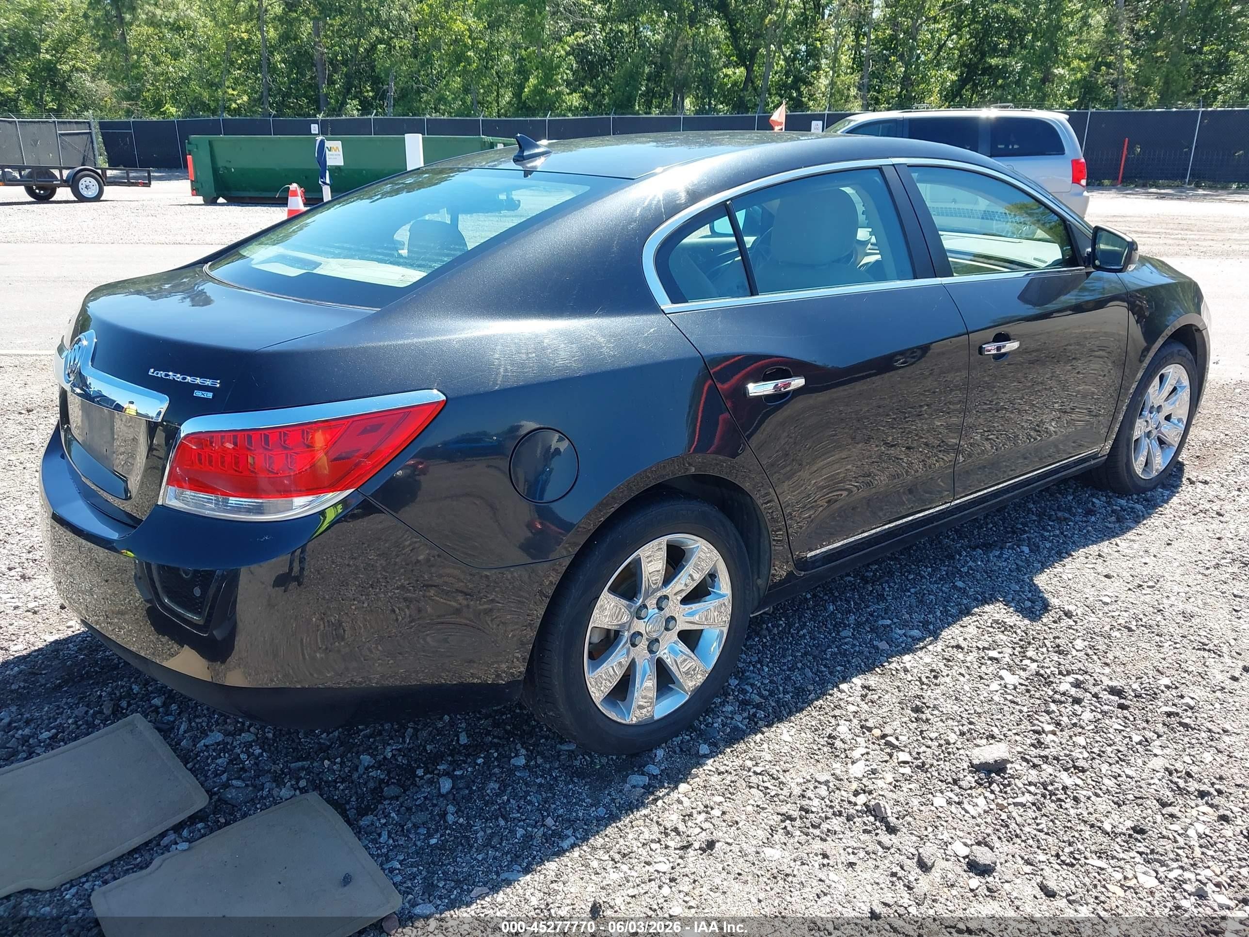2011 Buick Lacrosse Cxl Black vin: 1G4GC5ED9BF281046