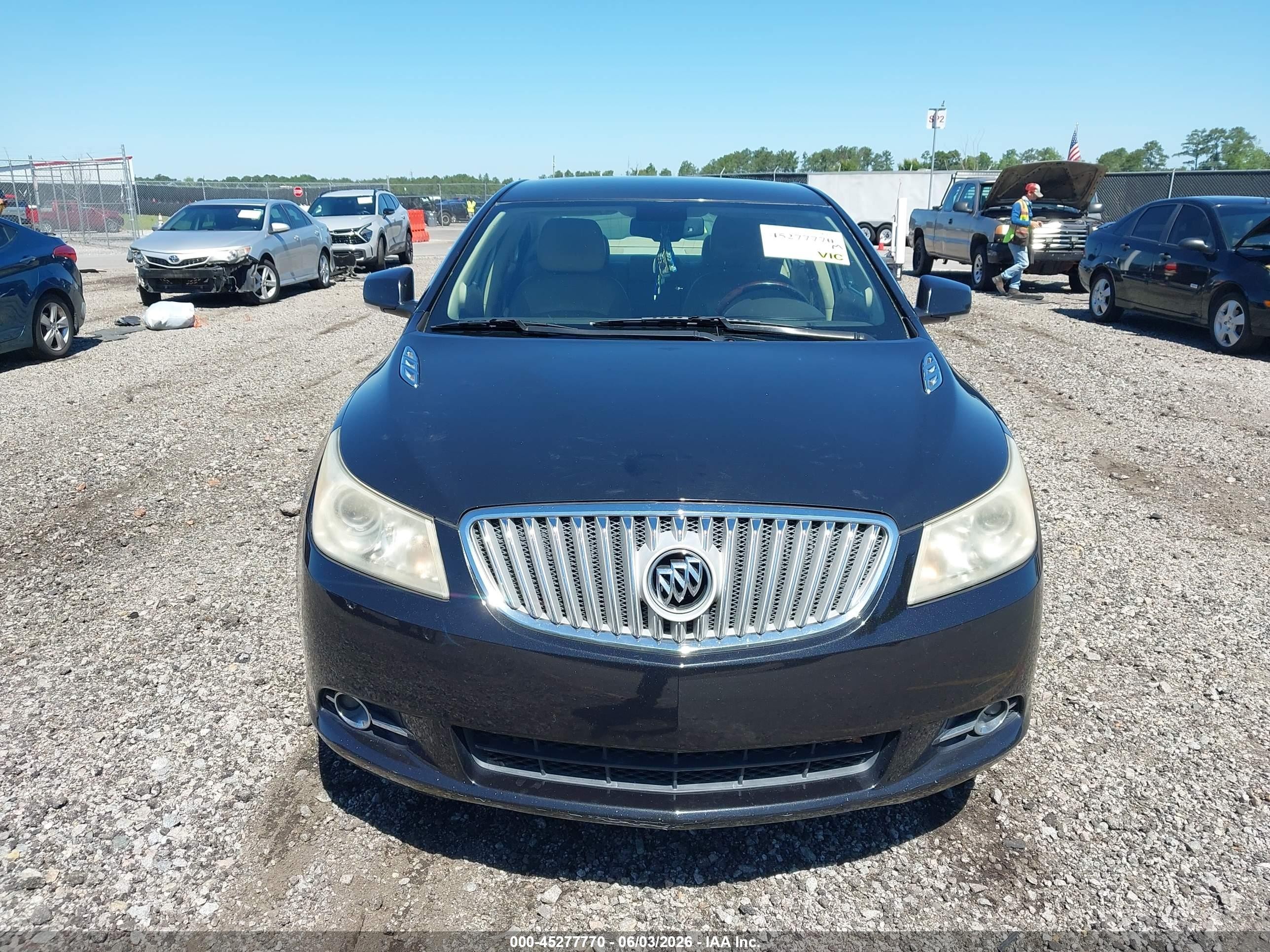 2011 Buick Lacrosse Cxl Black vin: 1G4GC5ED9BF281046