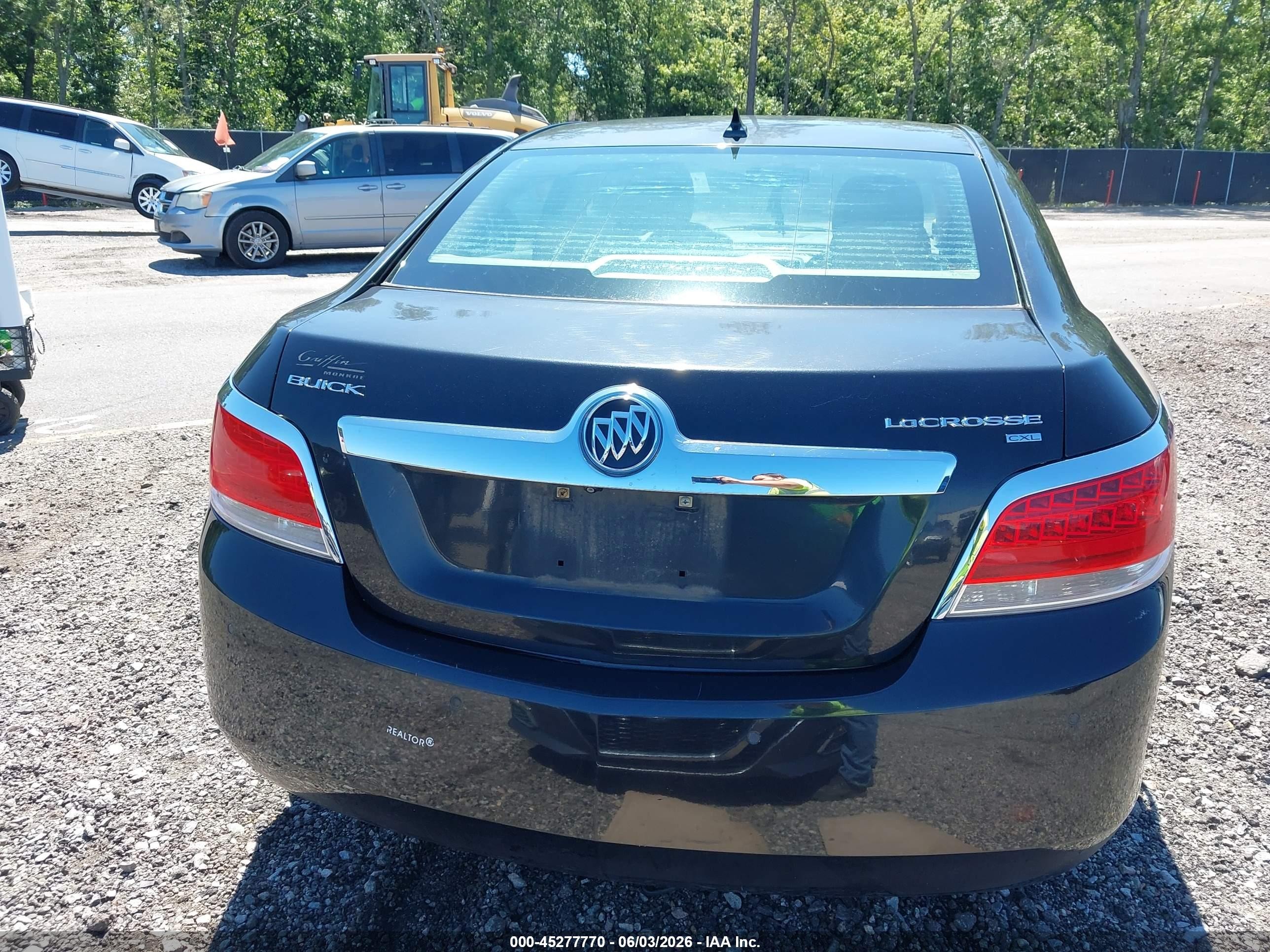 2011 Buick Lacrosse Cxl Black vin: 1G4GC5ED9BF281046
