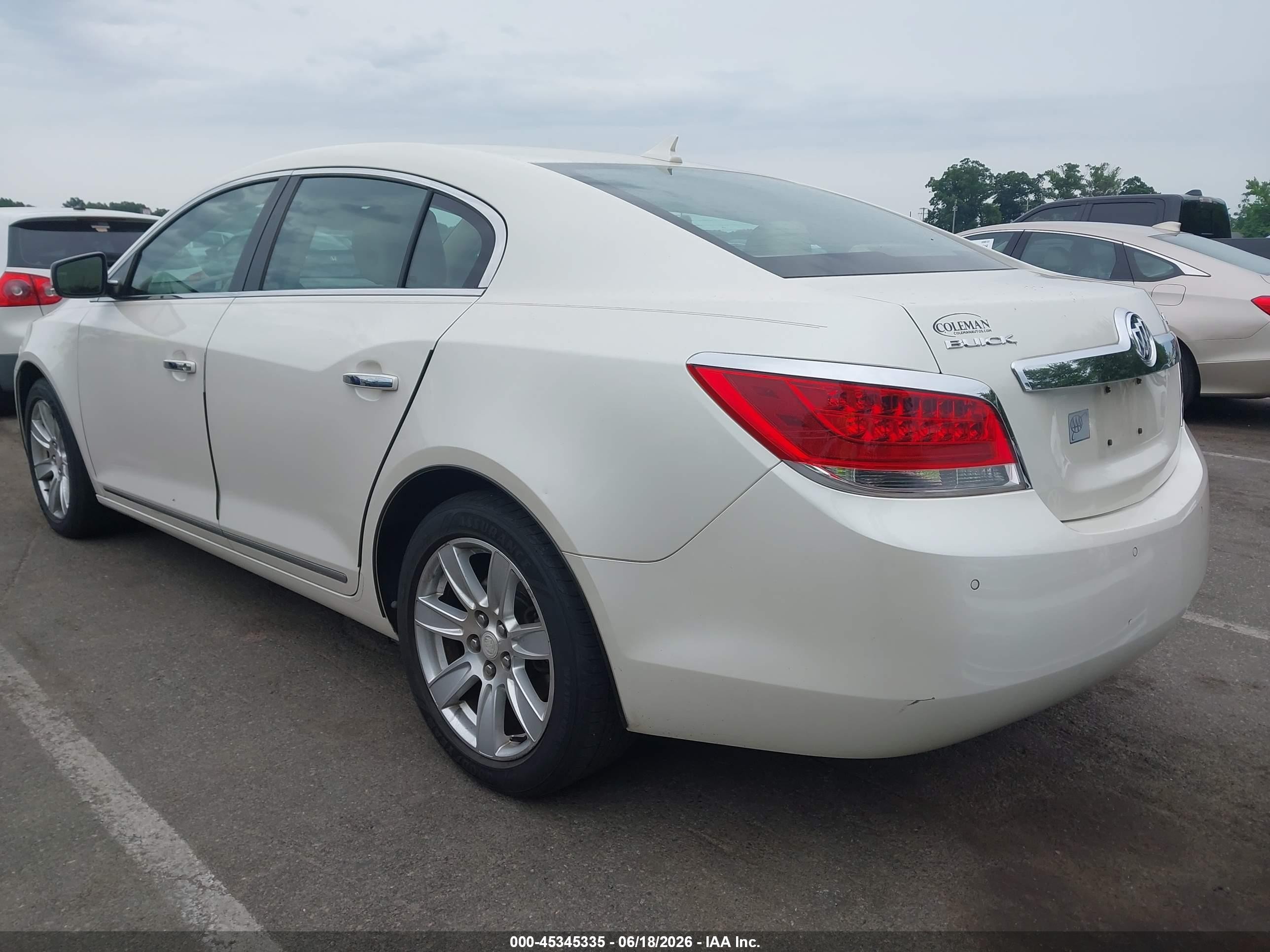 2011 Buick Lacrosse Cxl Белый vin: 1G4GC5ED9BF397220
