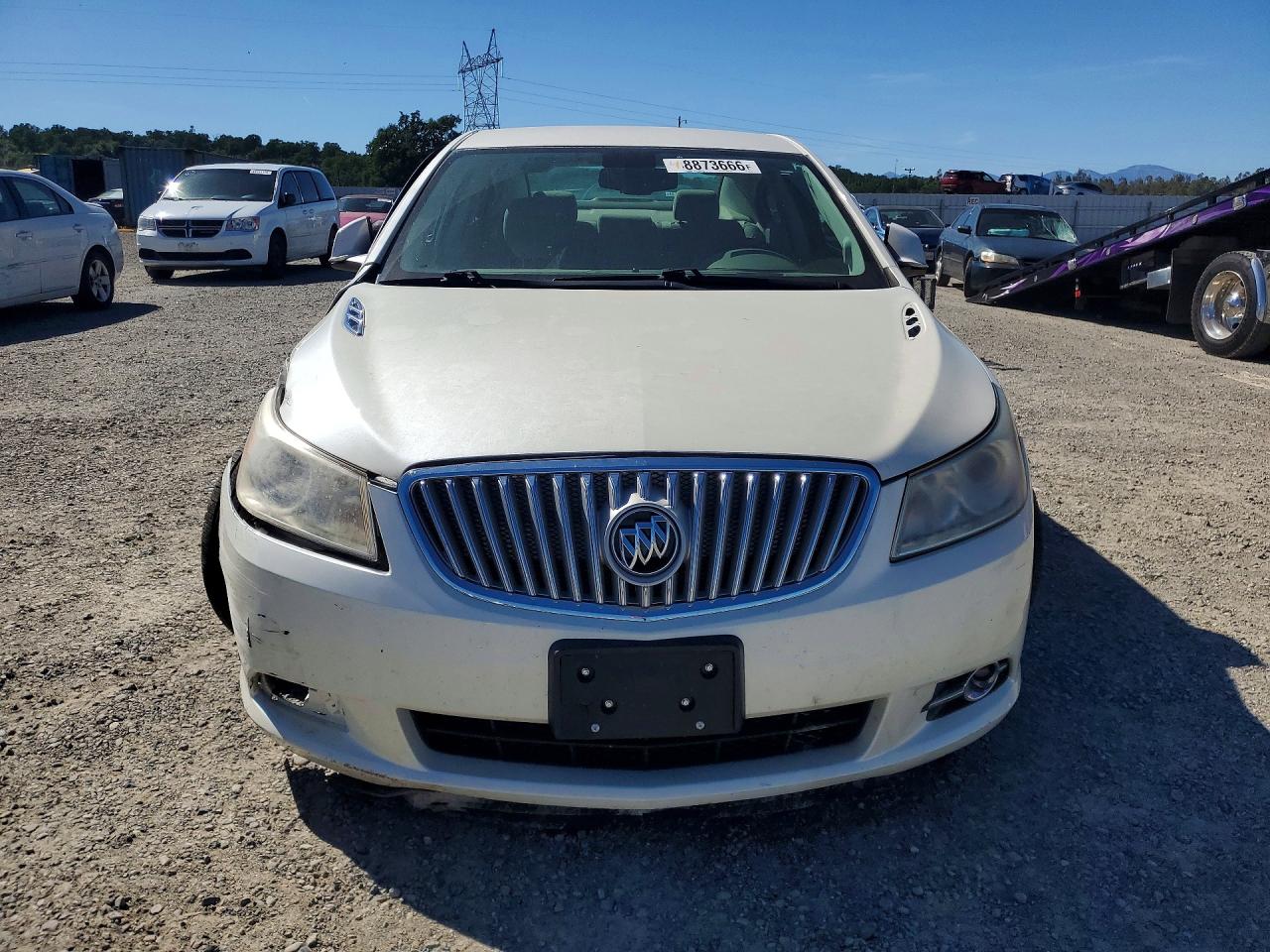 2011 Buick Lacrosse Cxl White vin: 1G4GC5EDXBF327192