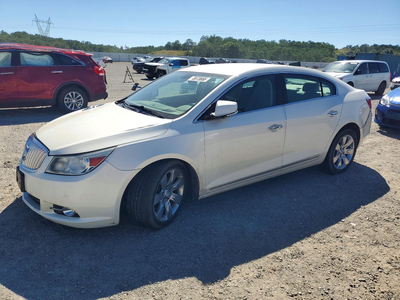 2011 Buick Lacrosse Cxl White vin: 1G4GC5EDXBF327192