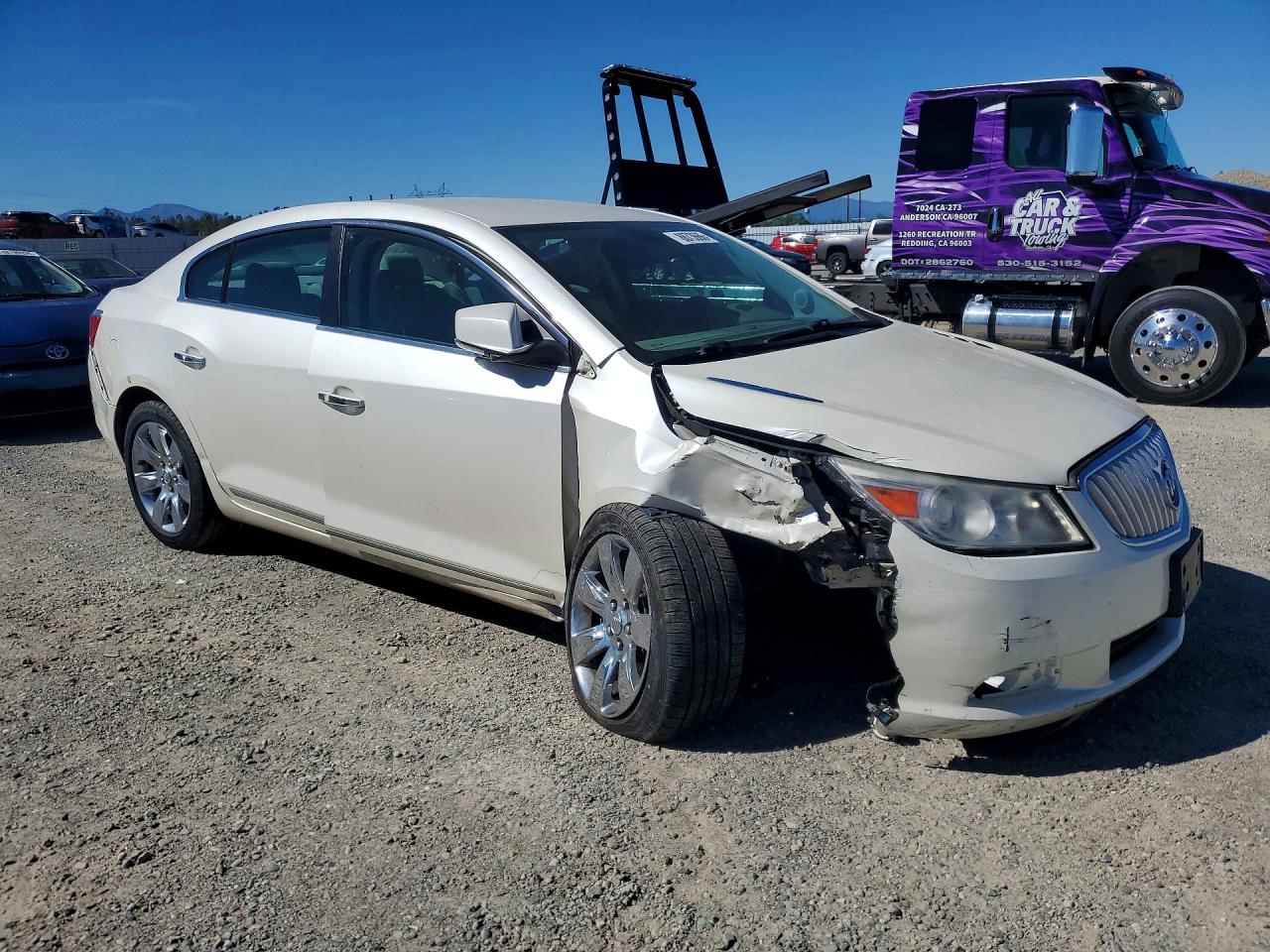 2011 Buick Lacrosse Cxl White vin: 1G4GC5EDXBF327192