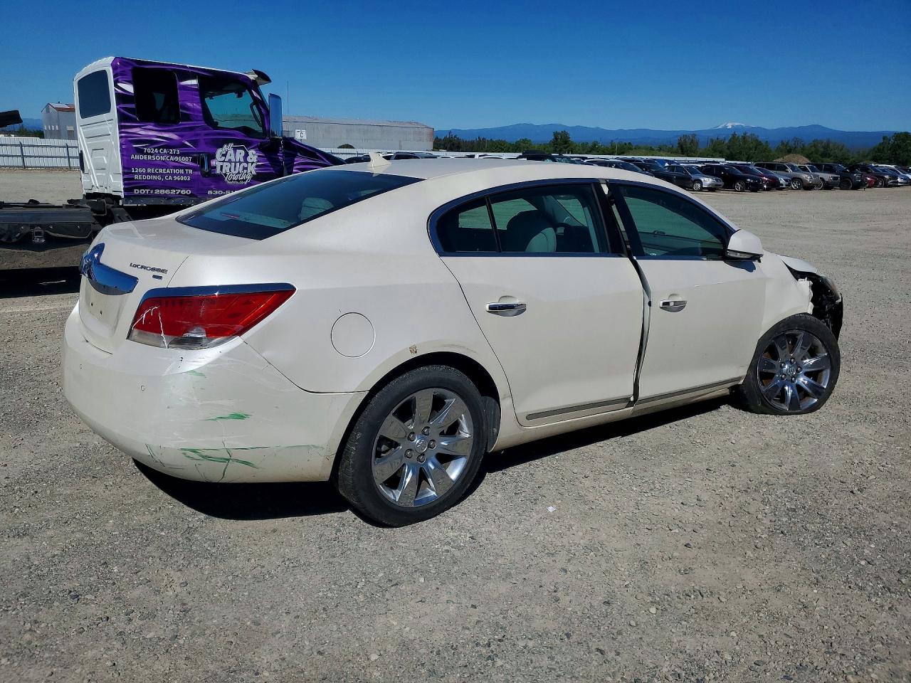 2011 Buick Lacrosse Cxl White vin: 1G4GC5EDXBF327192