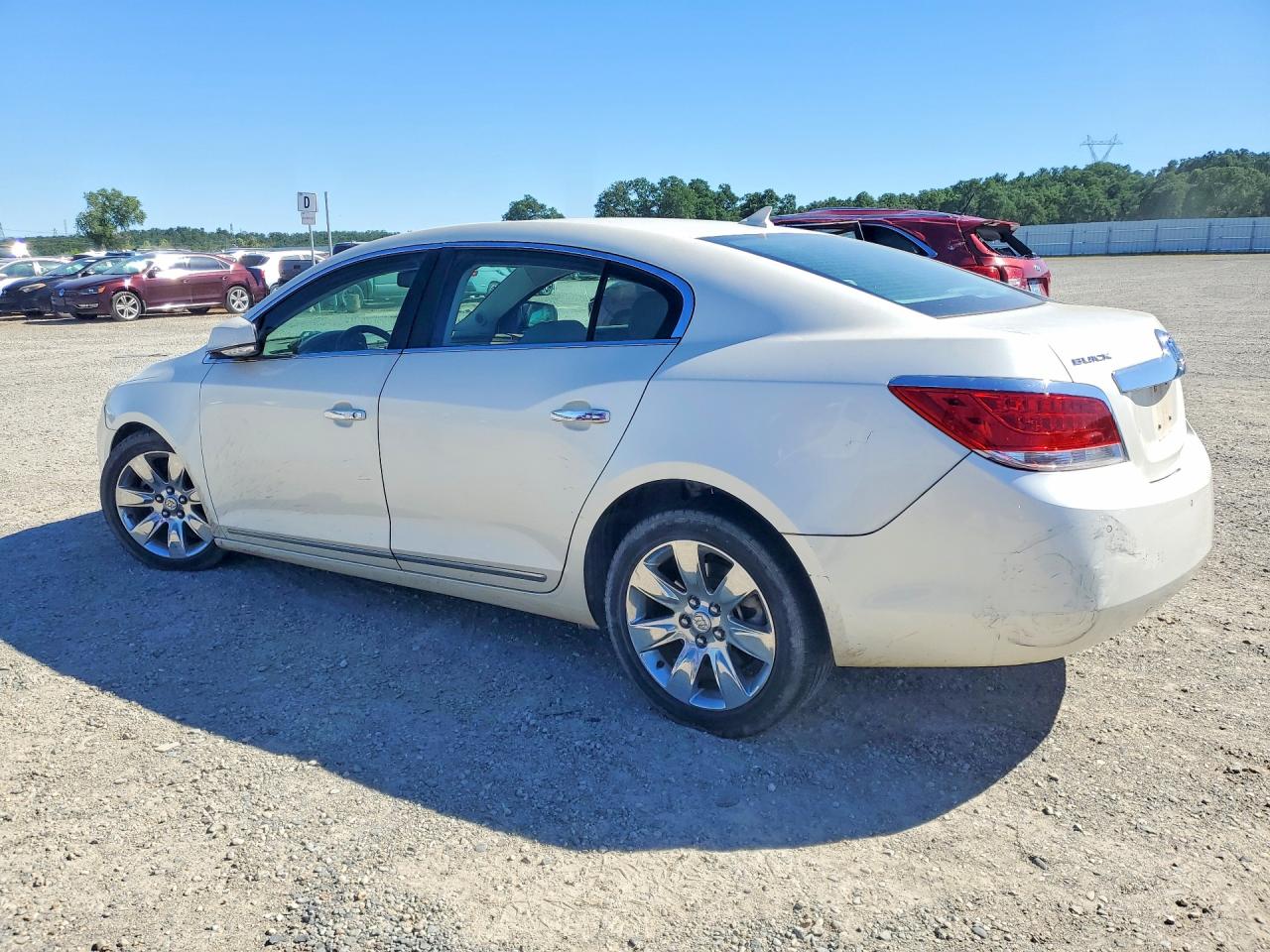 2011 Buick Lacrosse Cxl White vin: 1G4GC5EDXBF327192