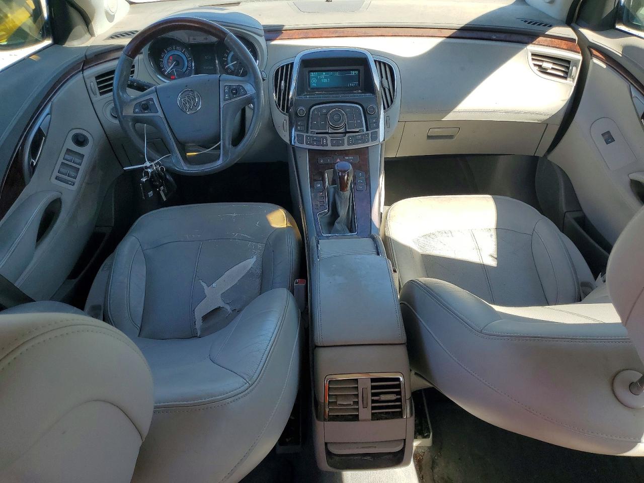 2011 Buick Lacrosse Cxl White vin: 1G4GC5EDXBF327192