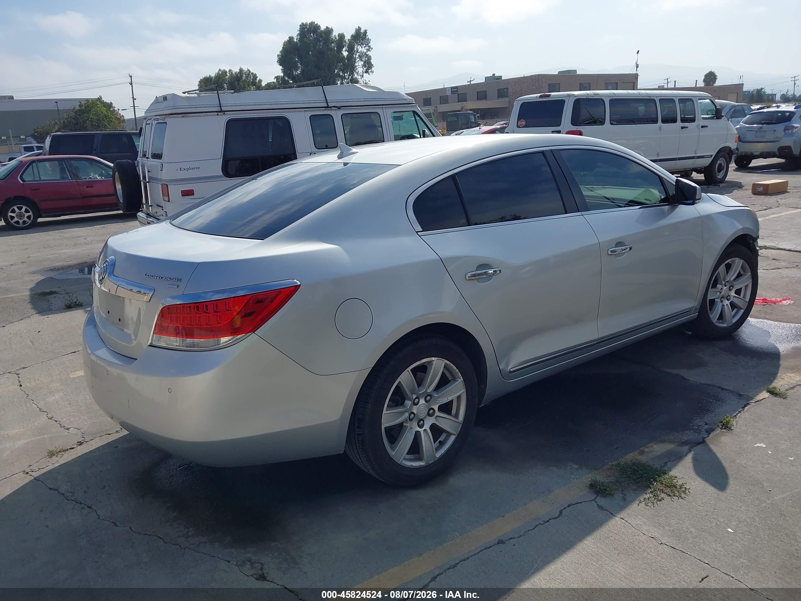 2010 Buick Lacrosse Cxl Silver vin: 1G4GC5EG0AF101414