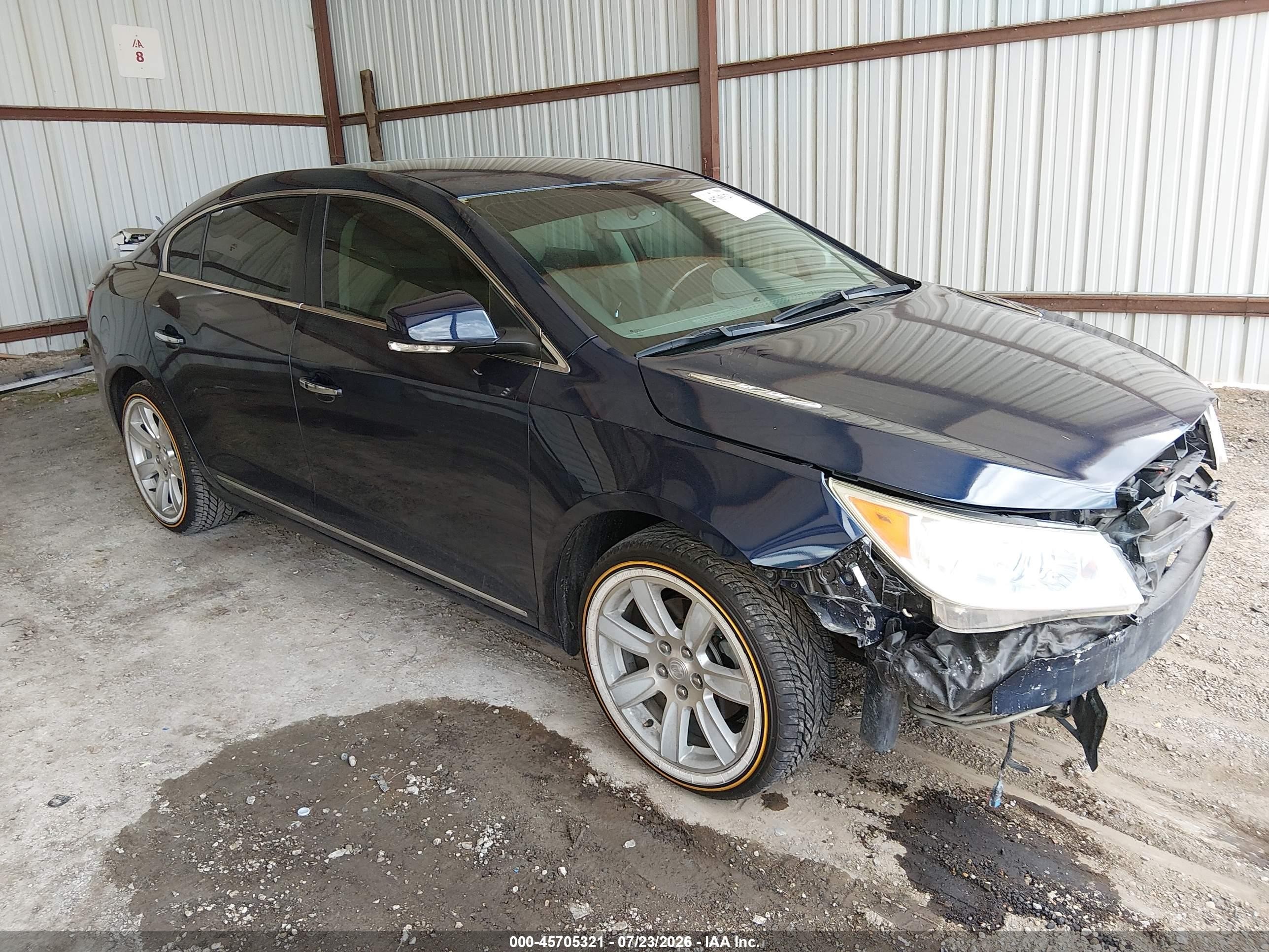 2010 Buick Lacrosse Cxl Blue vin: 1G4GC5EG0AF198453
