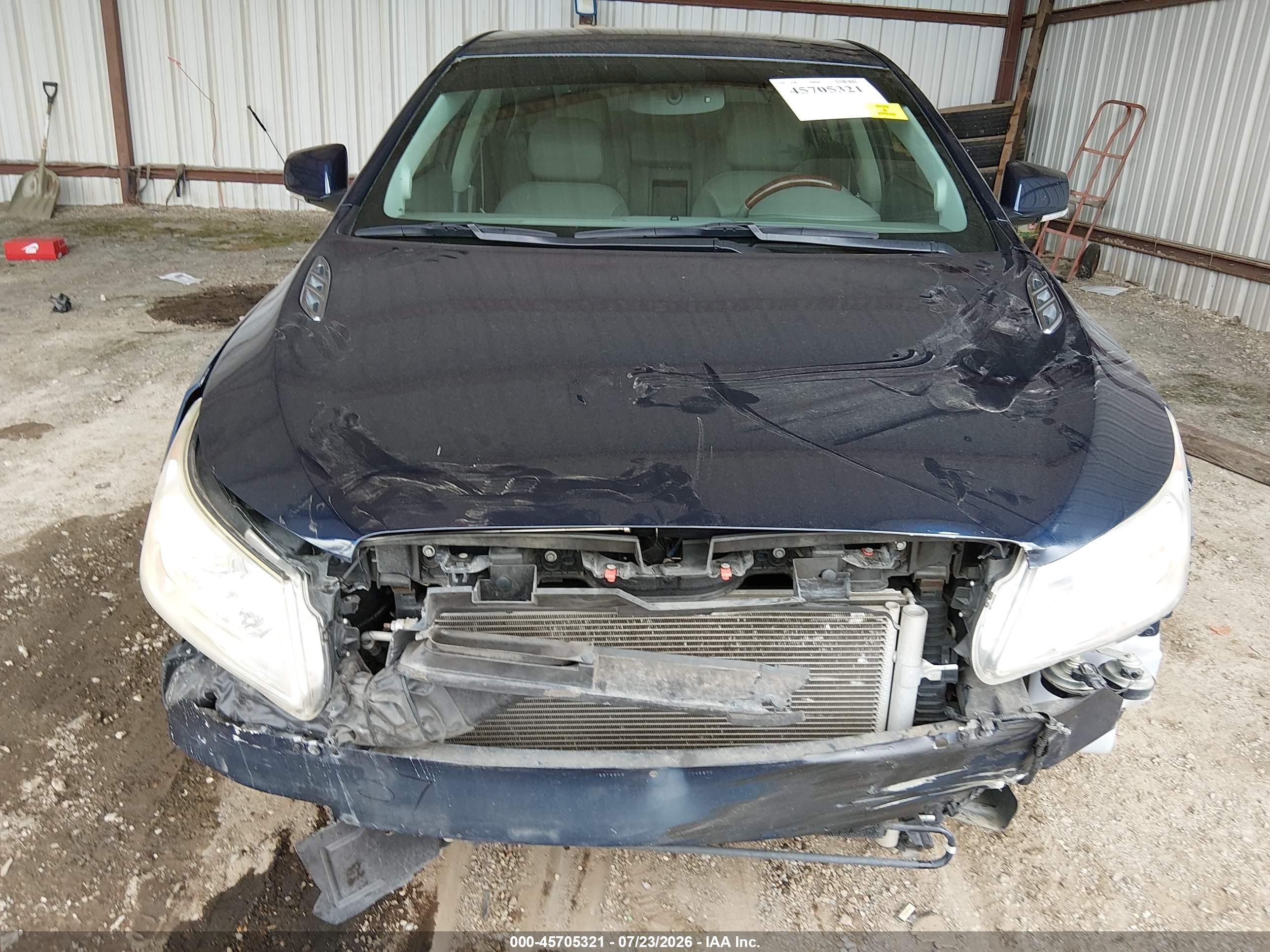 2010 Buick Lacrosse Cxl Blue vin: 1G4GC5EG0AF198453