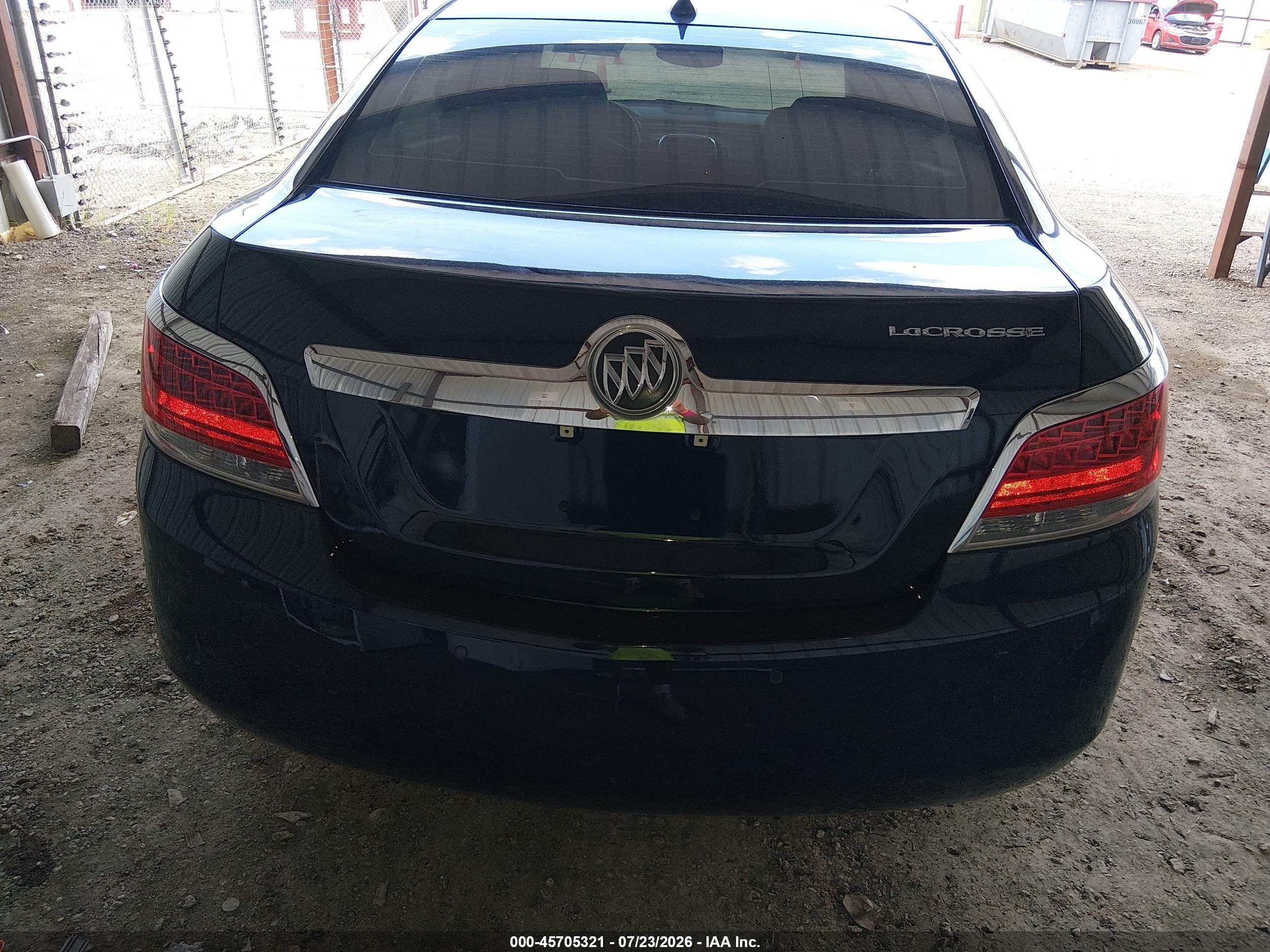 2010 Buick Lacrosse Cxl Blue vin: 1G4GC5EG0AF198453