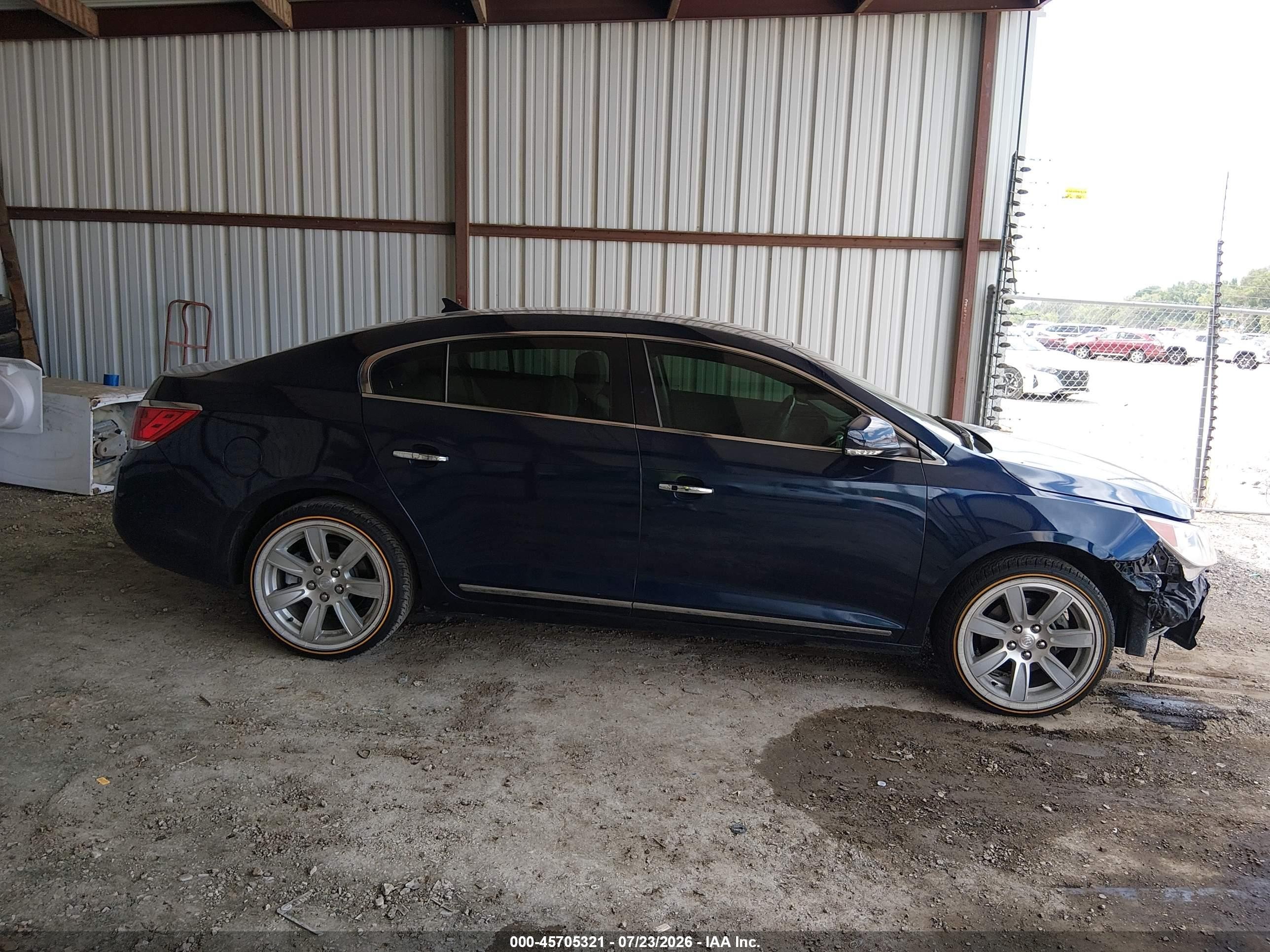 2010 Buick Lacrosse Cxl Blue vin: 1G4GC5EG0AF198453