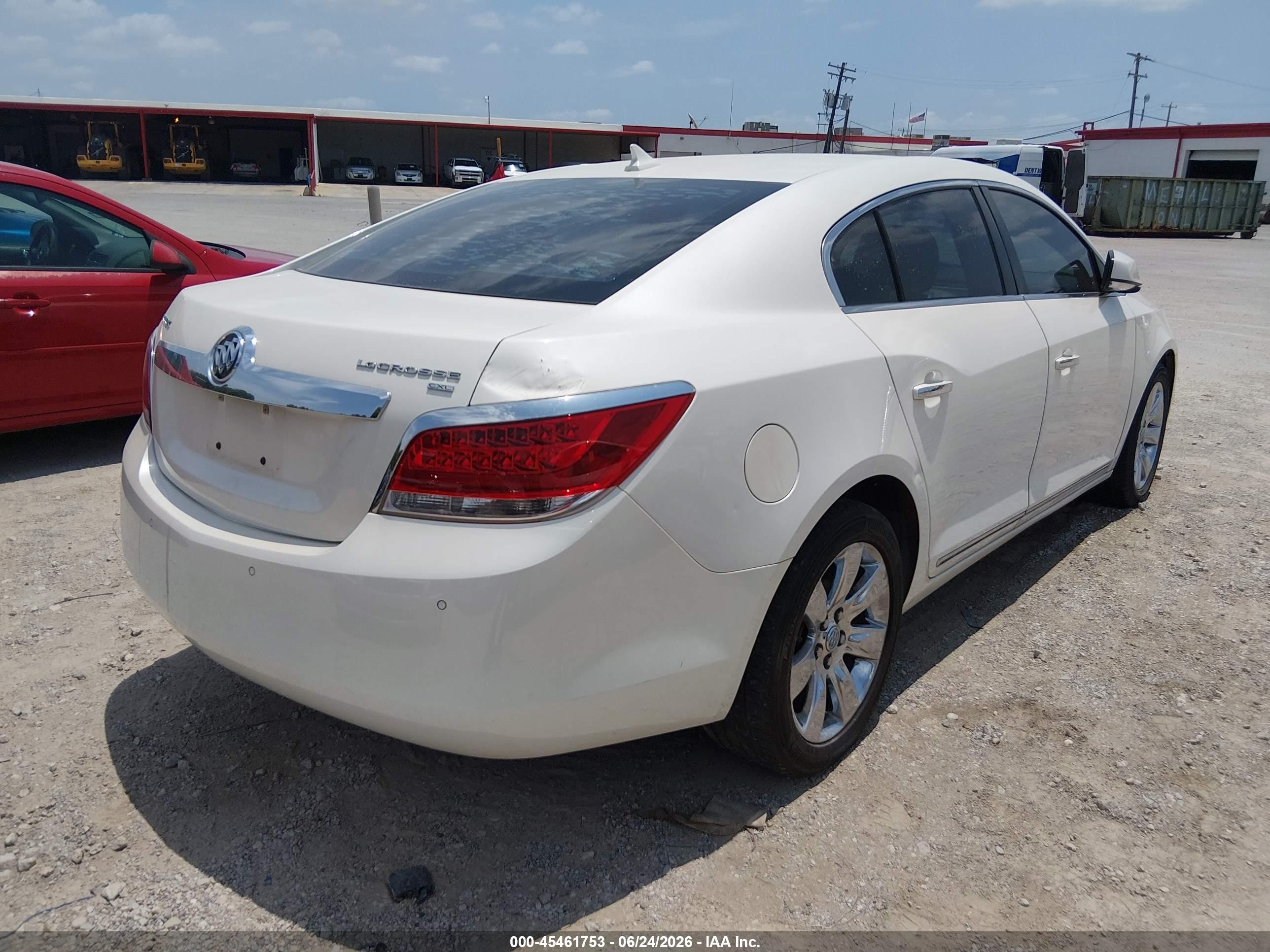2010 Buick Lacrosse Cxl White vin: 1G4GC5EG0AF207085