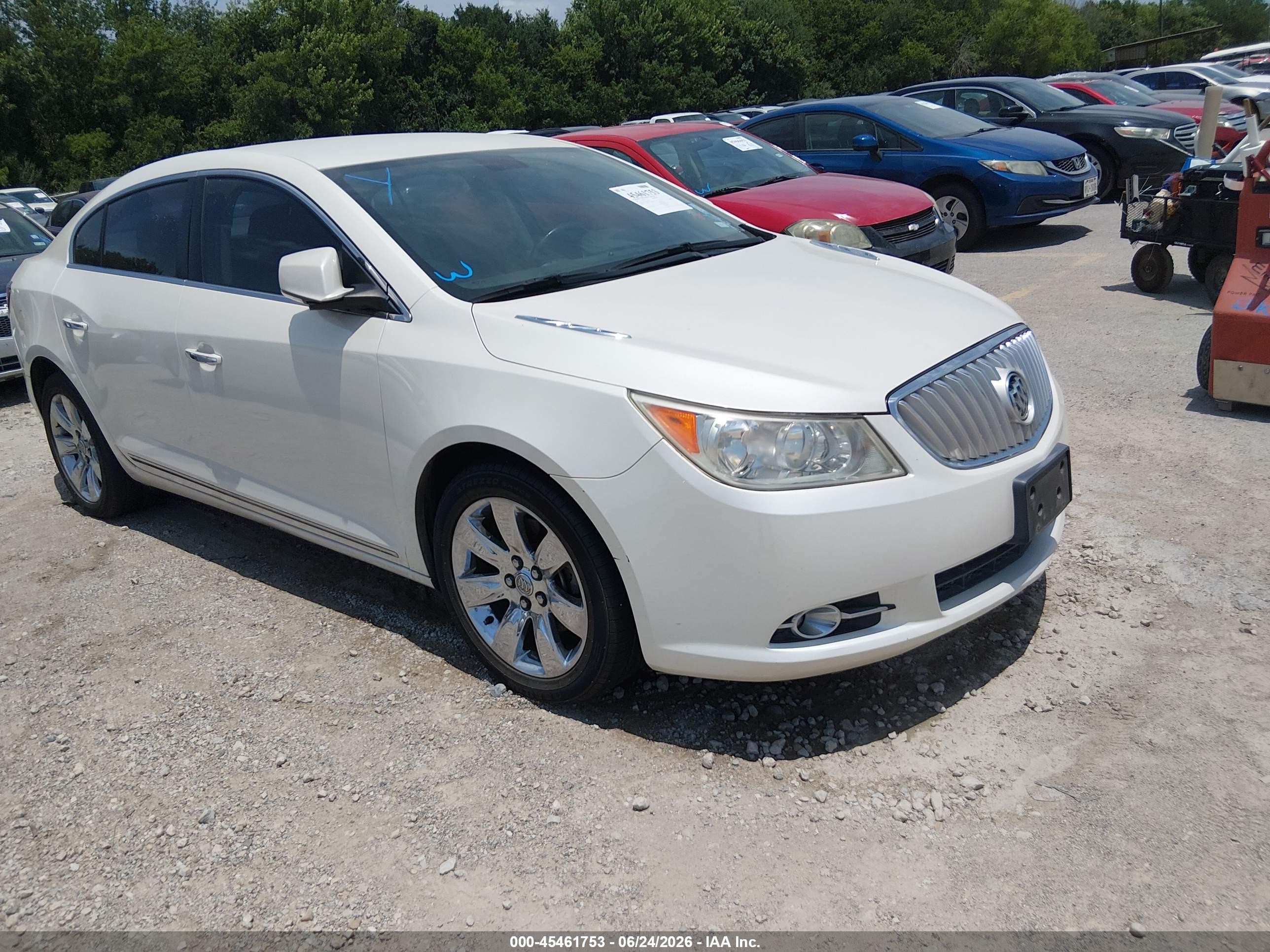 2010 Buick Lacrosse Cxl White vin: 1G4GC5EG0AF207085