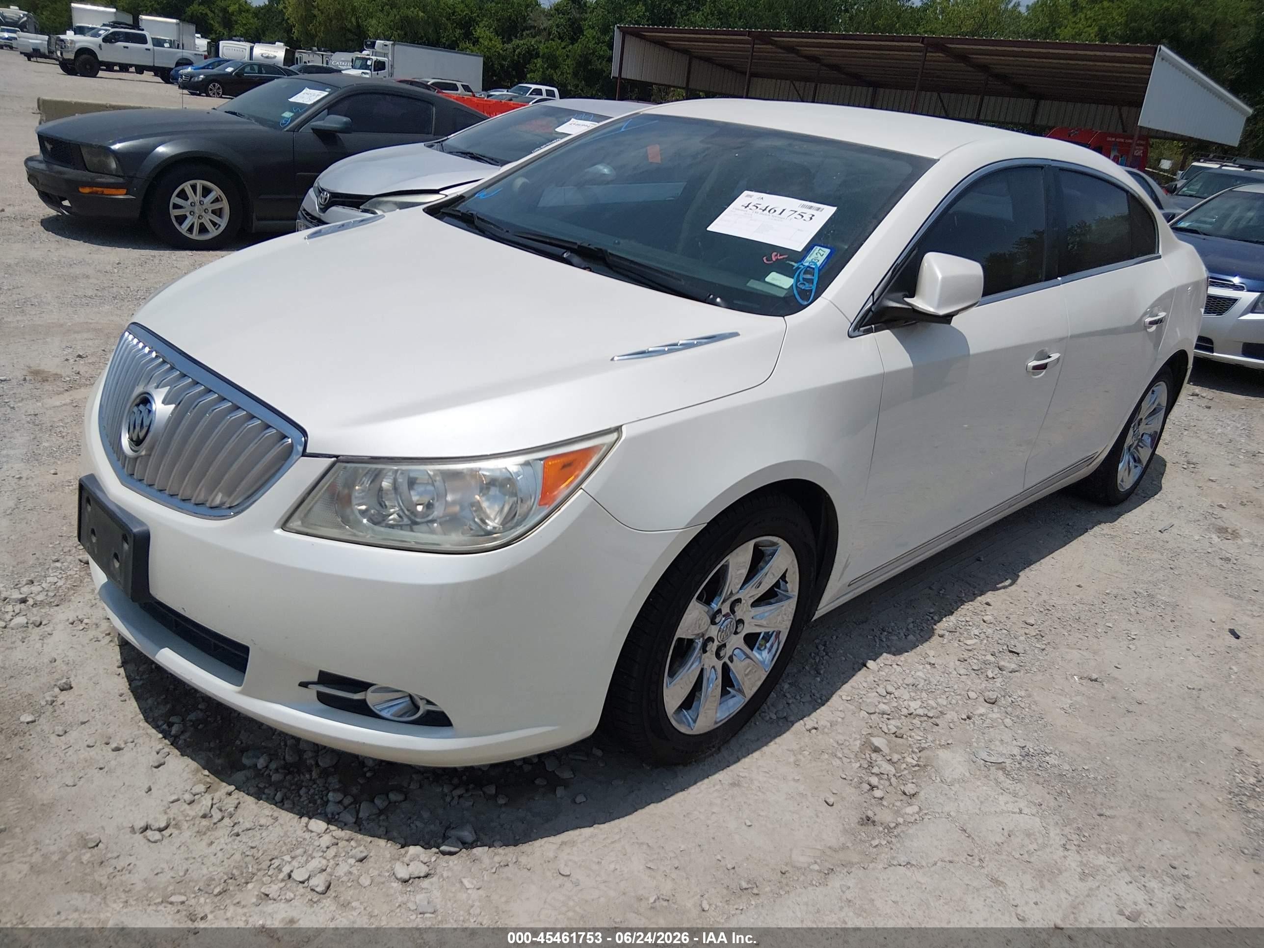 2010 Buick Lacrosse Cxl White vin: 1G4GC5EG0AF207085