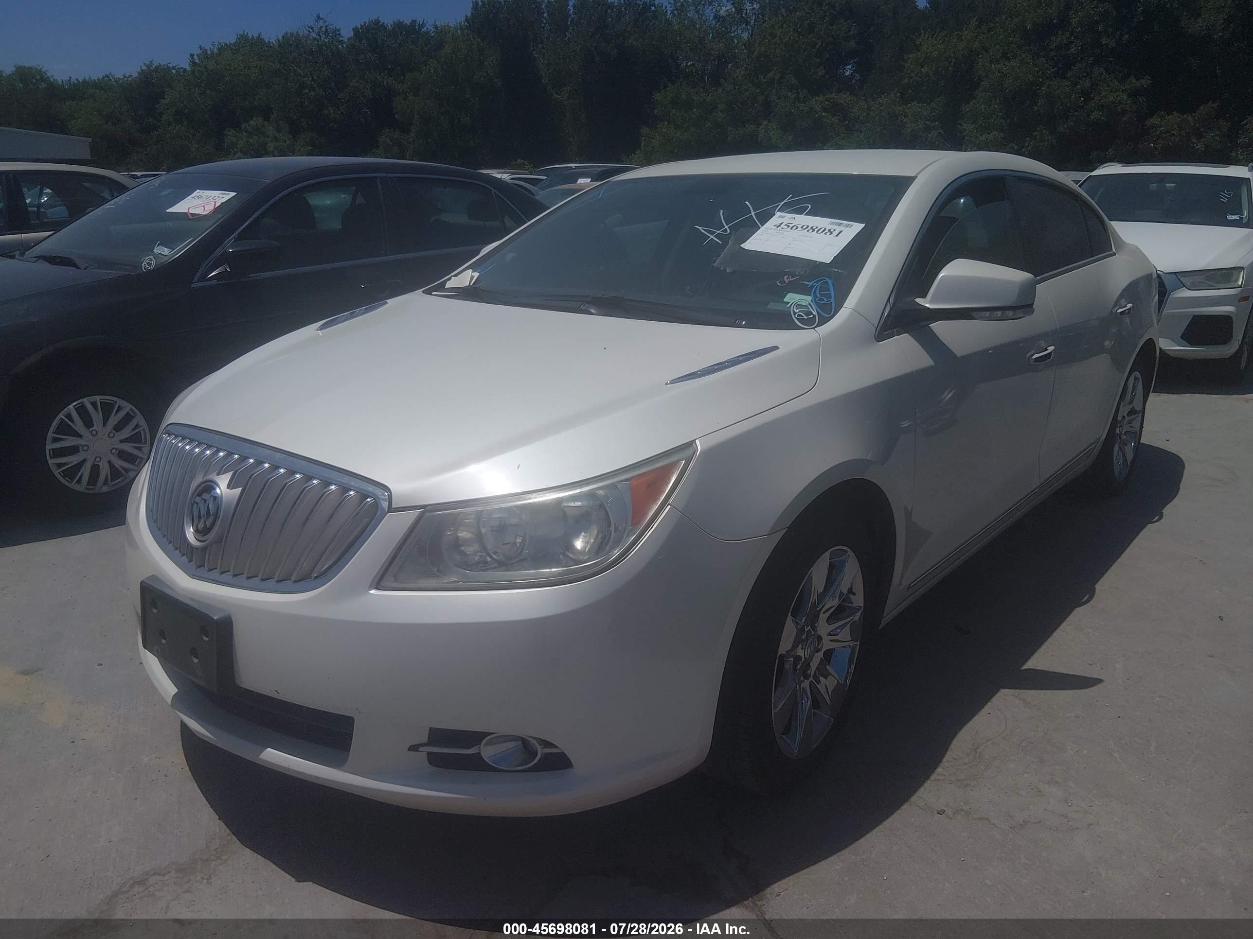 2010 Buick Lacrosse Cxl Cream vin: 1G4GC5EG0AF207085
