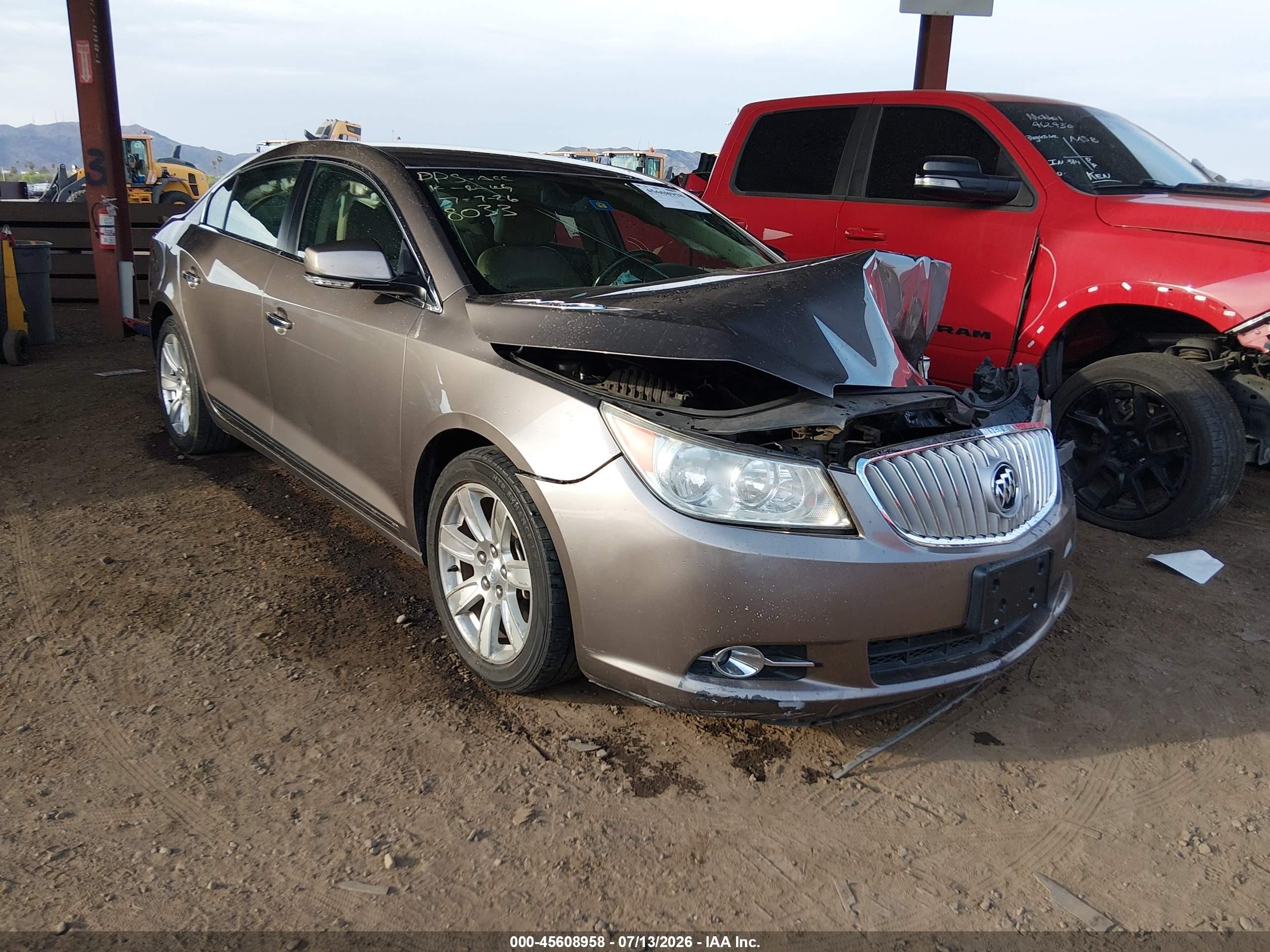 2010 Buick Lacrosse Cxl Серый vin: 1G4GC5EG0AF252947