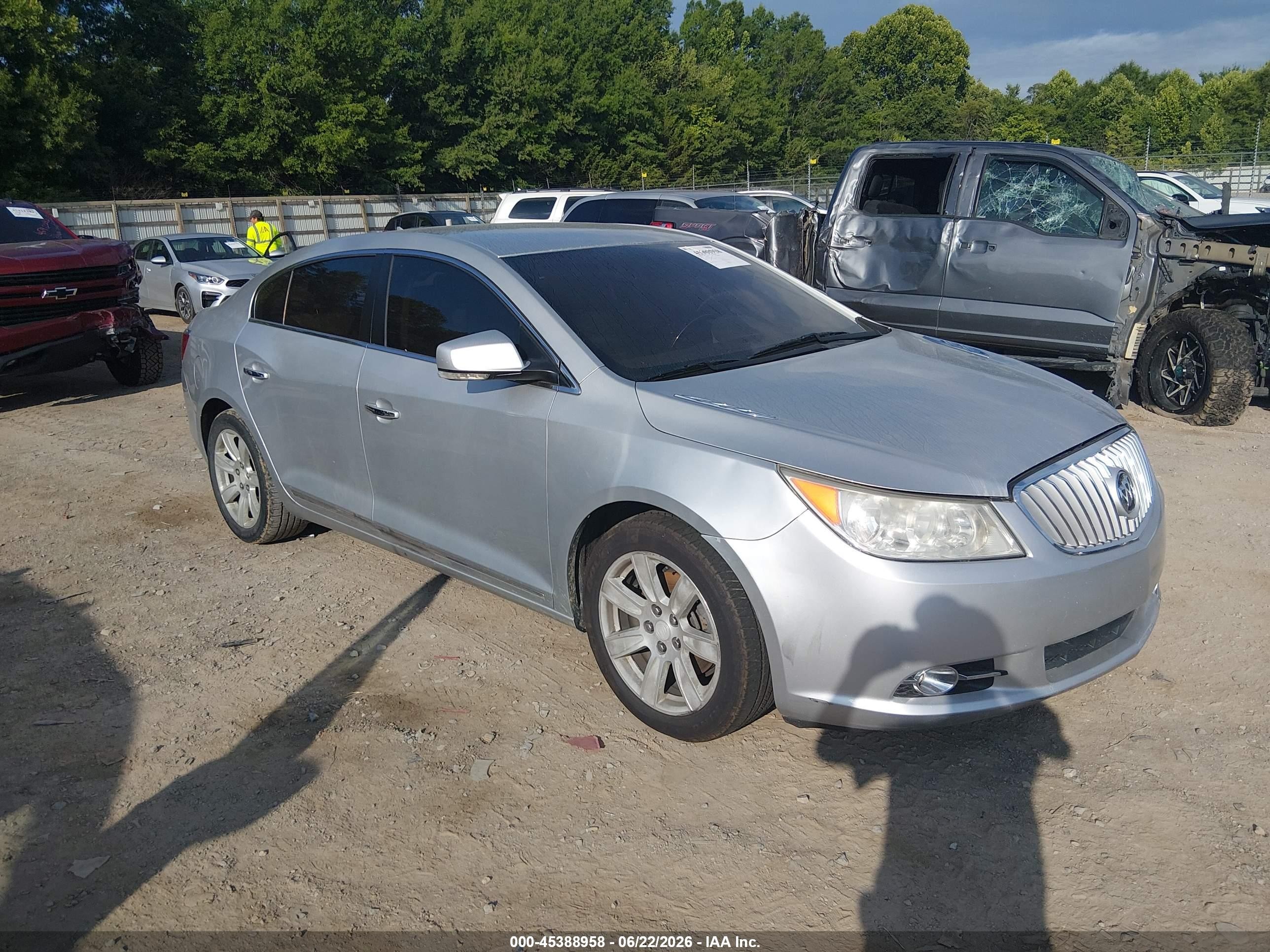 2010 Buick Lacrosse Cxl Silver vin: 1G4GC5EG1AF174307