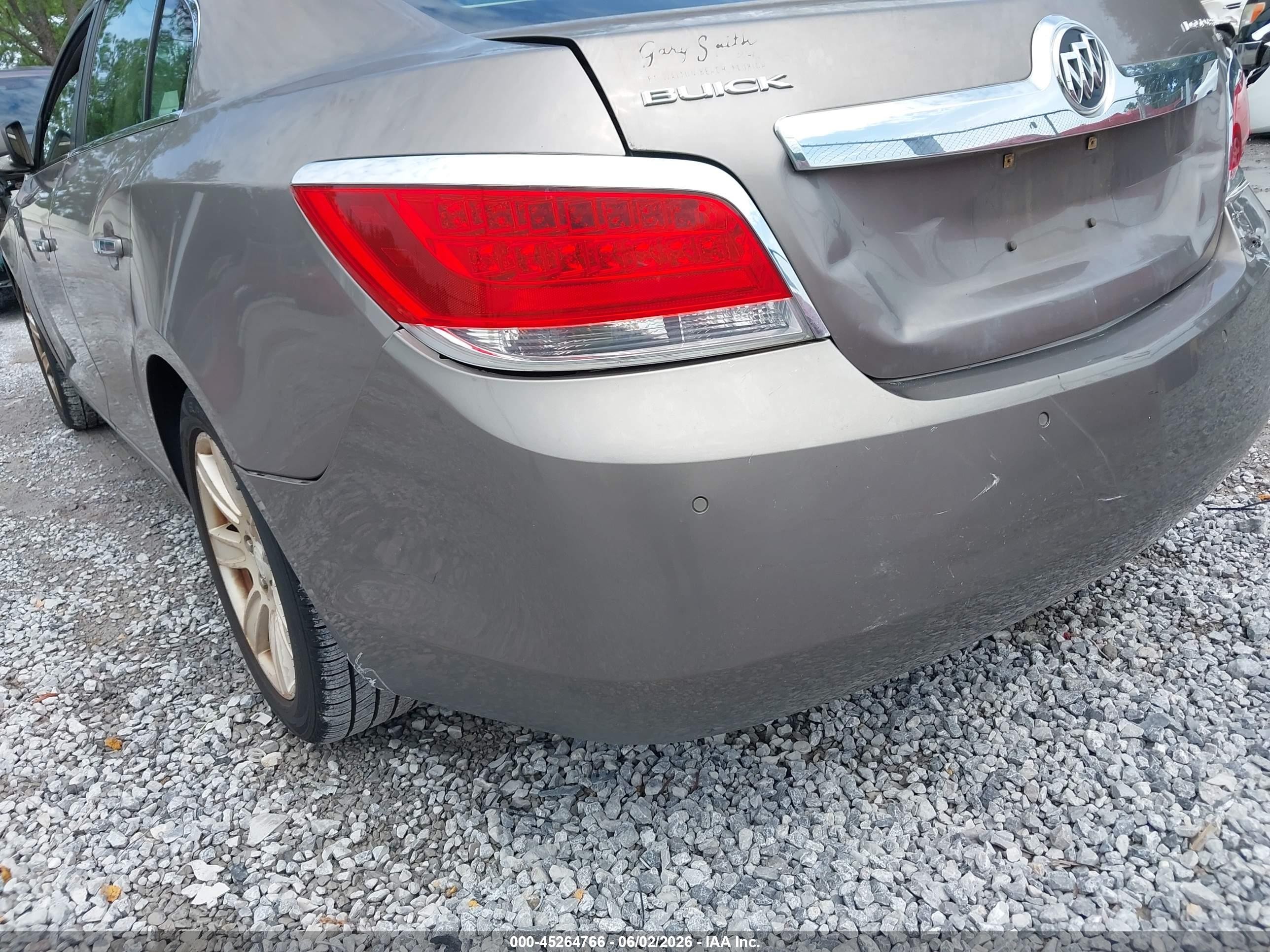2010 Buick Lacrosse Cxl Brown vin: 1G4GC5EG1AF248437