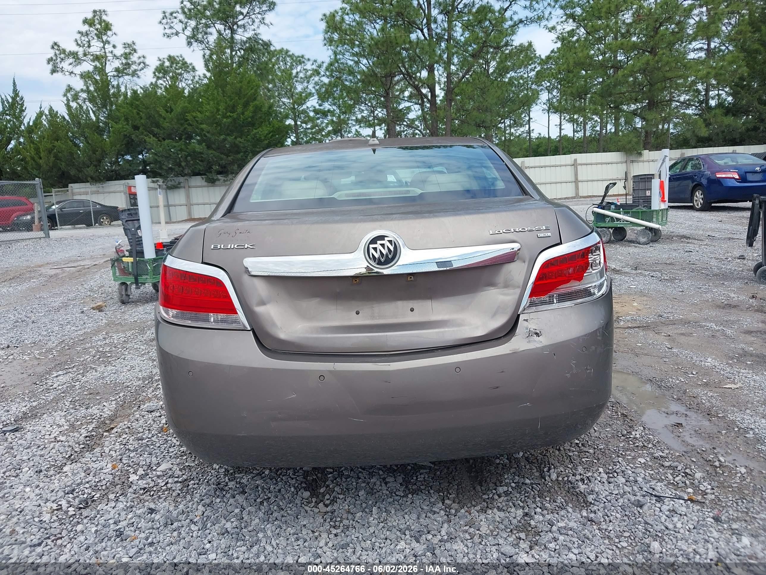 2010 Buick Lacrosse Cxl Brown vin: 1G4GC5EG1AF248437
