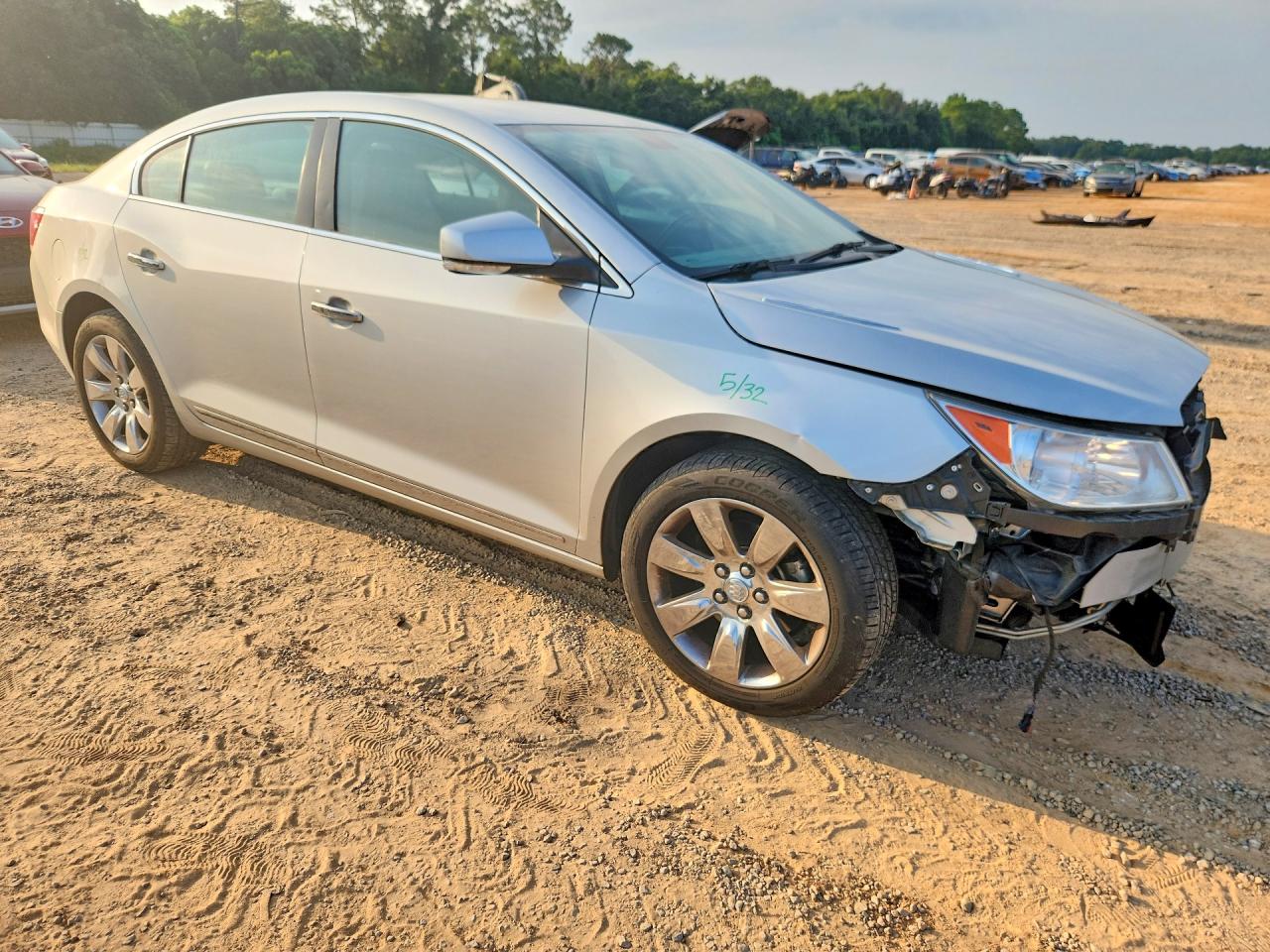 2010 Buick Lacrosse Cxl Silver vin: 1G4GC5EG1AF248809