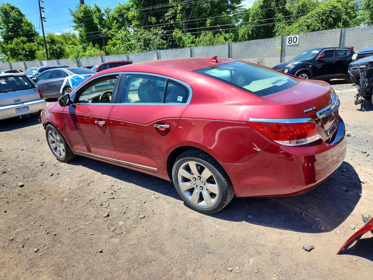 2010 Buick Lacrosse Cxl Burgundy vin: 1G4GC5EG1AF267490