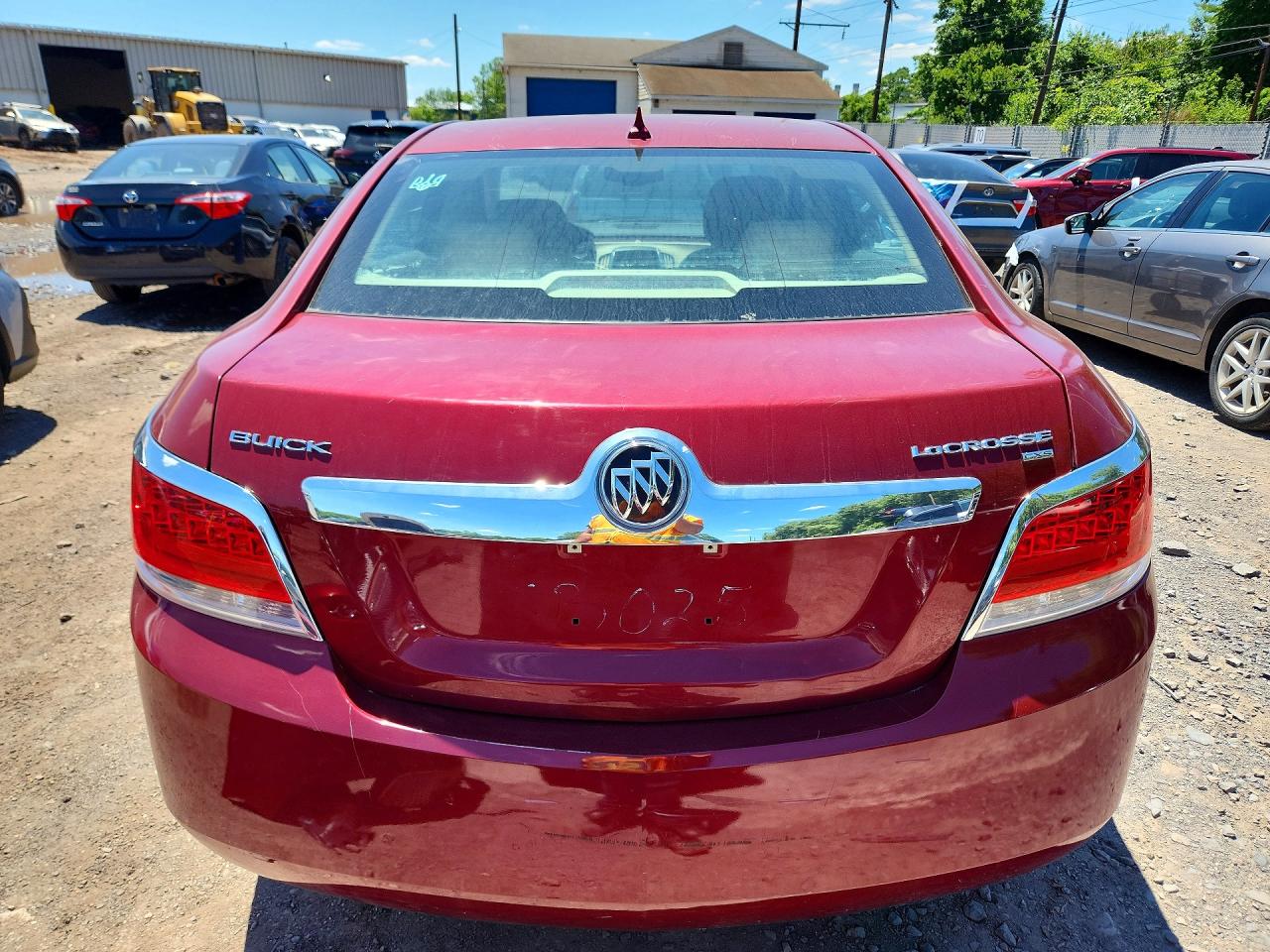 2010 Buick Lacrosse Cxl Burgundy vin: 1G4GC5EG1AF267490