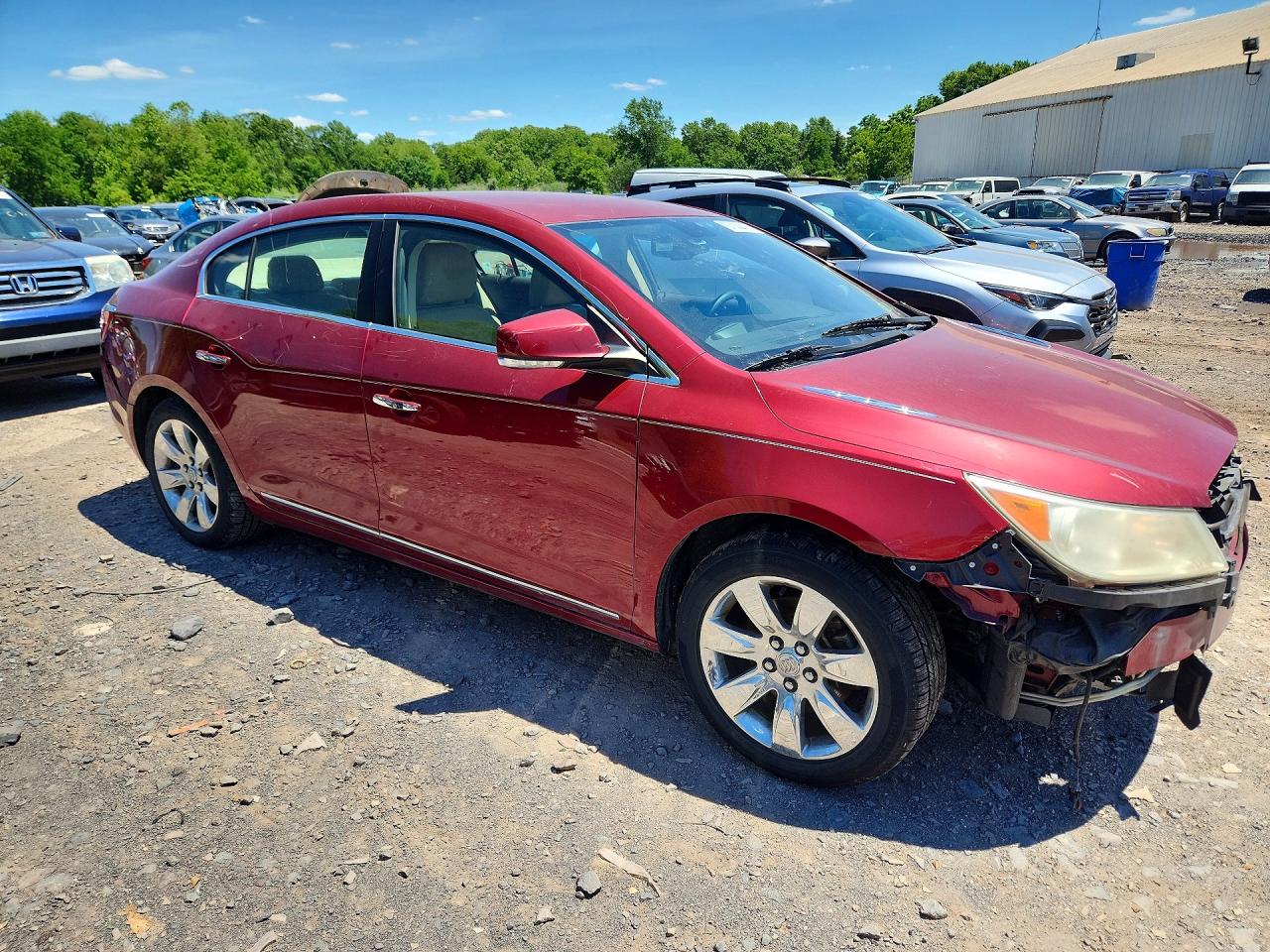 2010 Buick Lacrosse Cxl Burgundy vin: 1G4GC5EG1AF267490