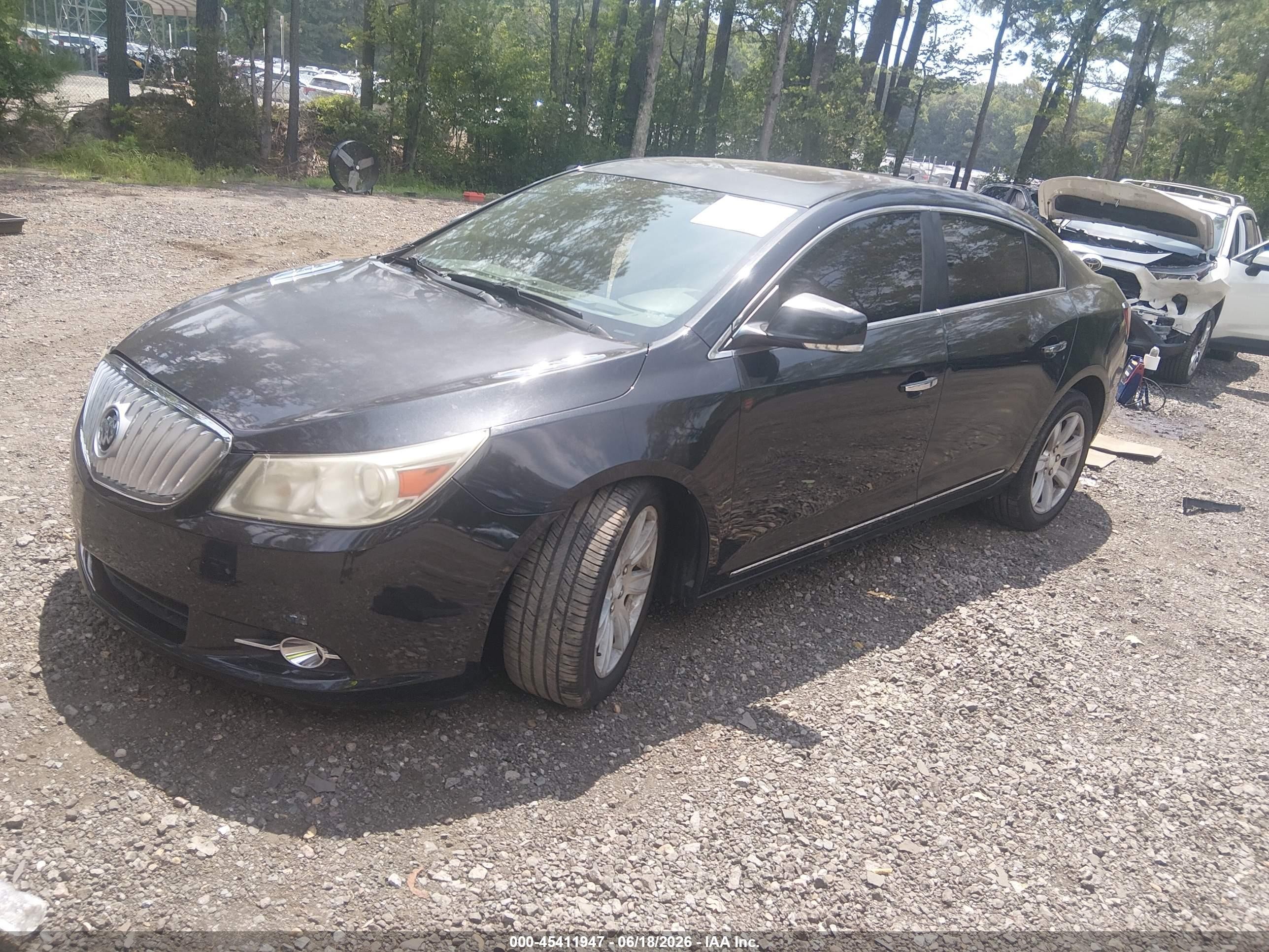 2010 Buick Lacrosse Cxl Black vin: 1G4GC5EG2AF177426