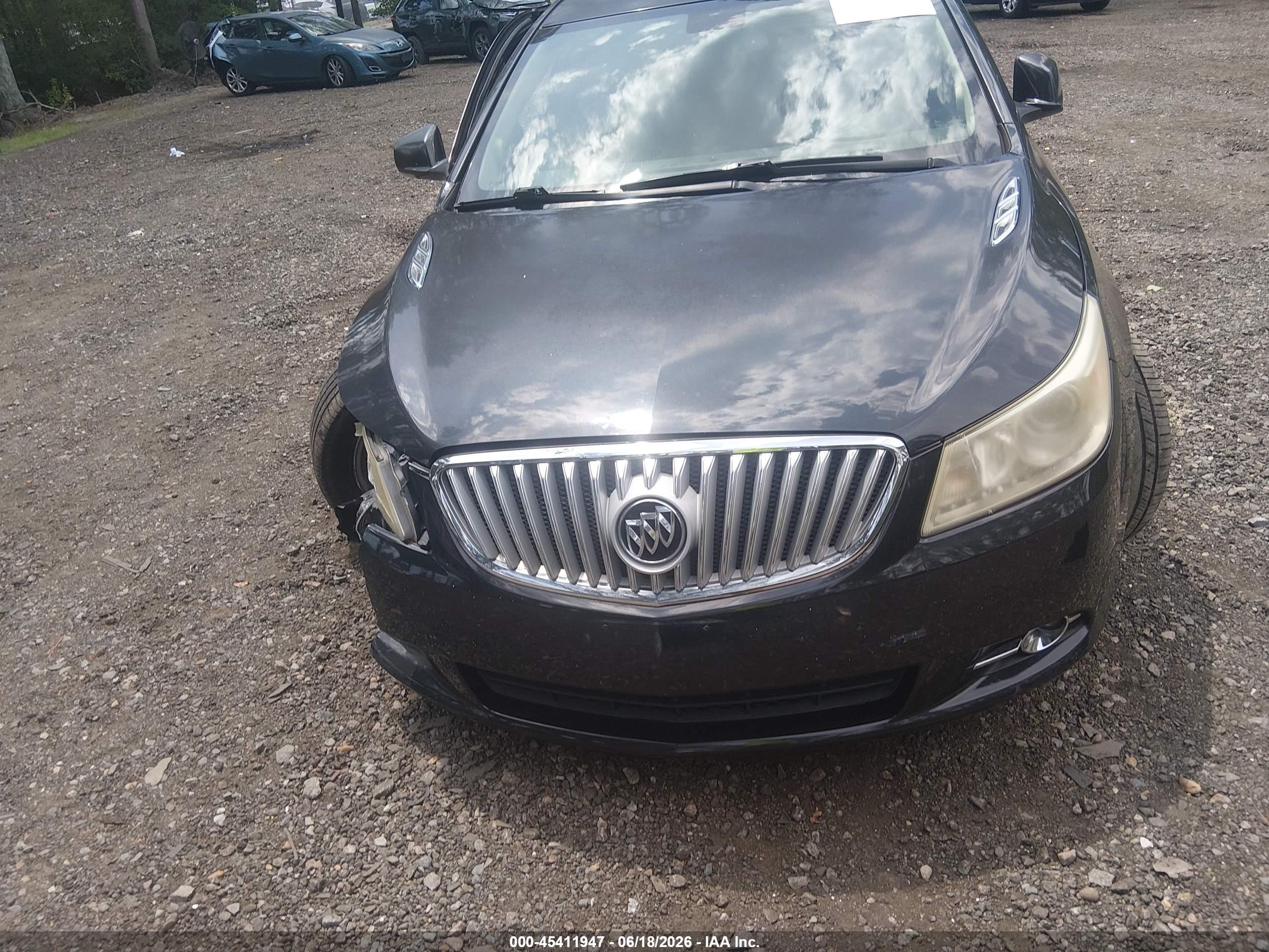 2010 Buick Lacrosse Cxl Black vin: 1G4GC5EG2AF177426