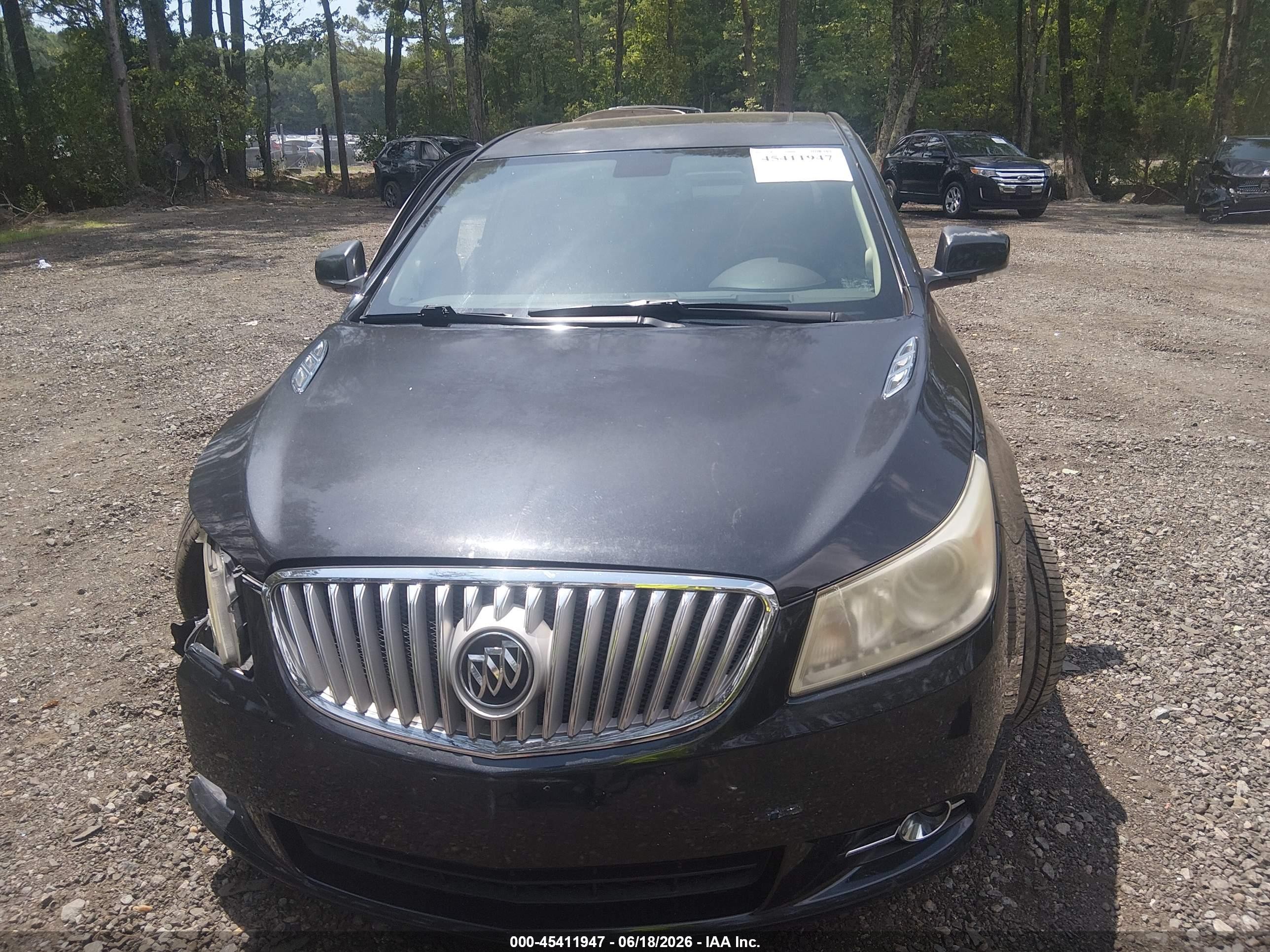 2010 Buick Lacrosse Cxl Black vin: 1G4GC5EG2AF177426