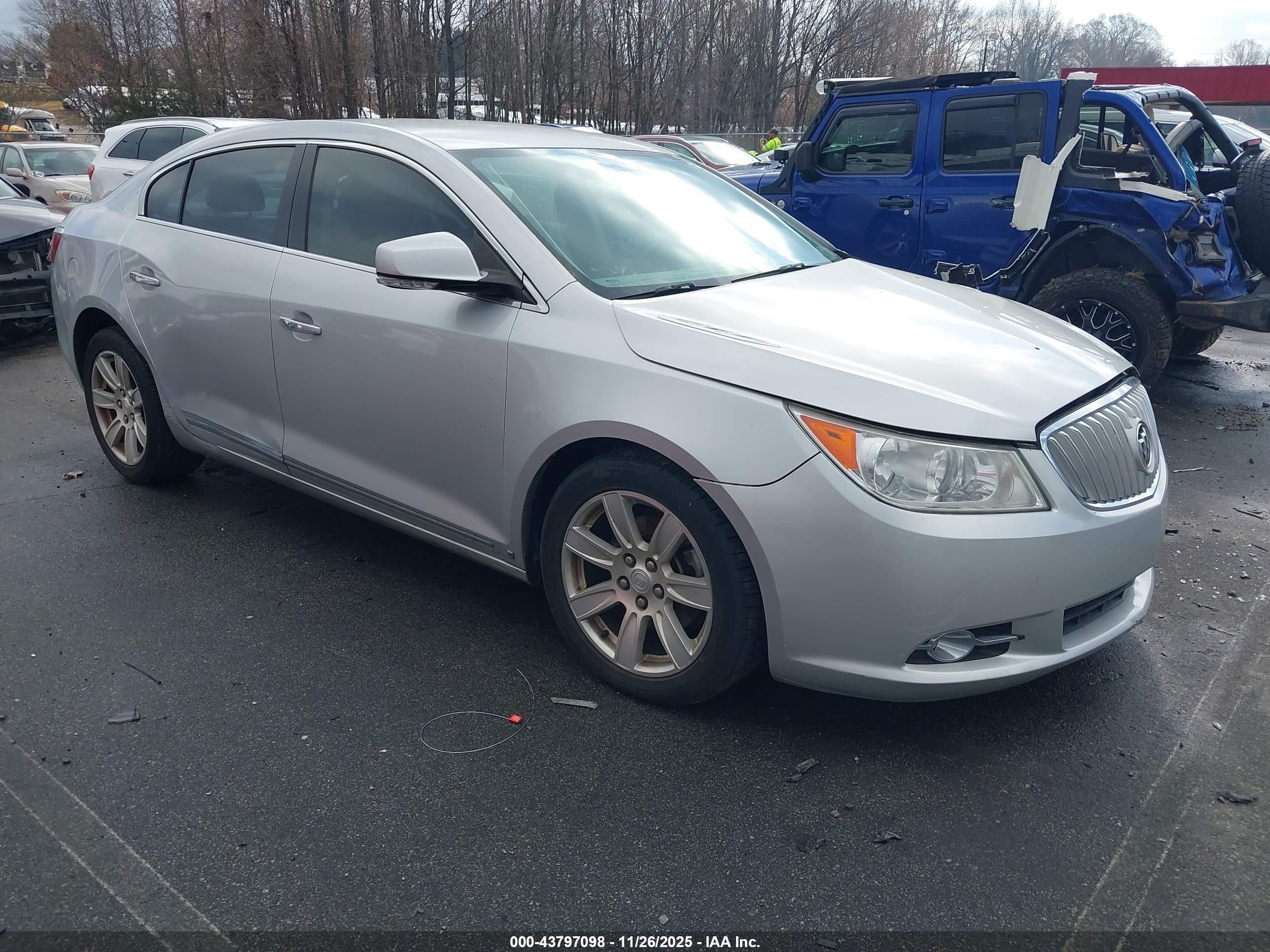 2010 Buick Lacrosse Cxl Gray vin: 1G4GC5EG3AF121267