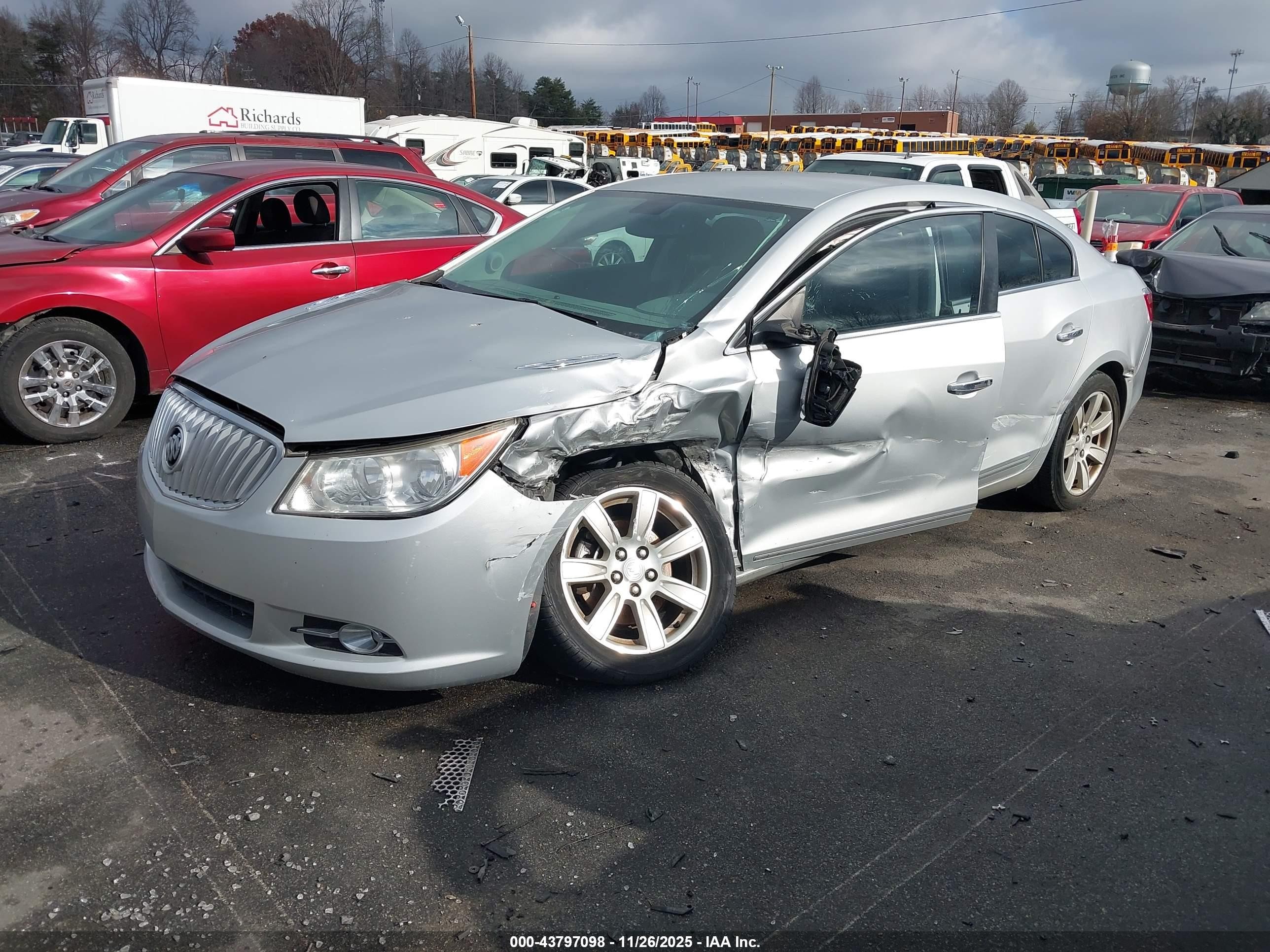 2010 Buick Lacrosse Cxl Gray vin: 1G4GC5EG3AF121267