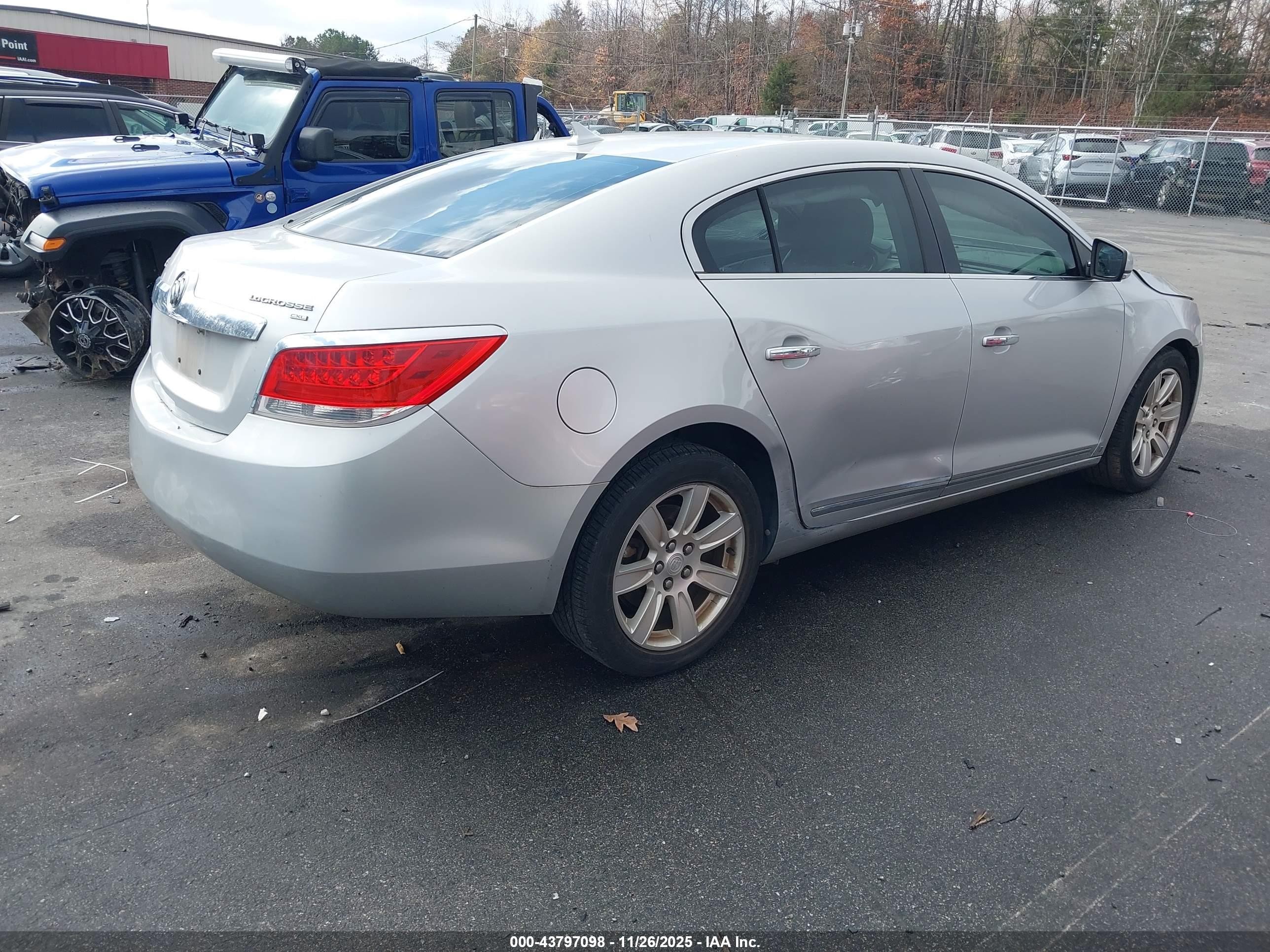 2010 Buick Lacrosse Cxl Gray vin: 1G4GC5EG3AF121267