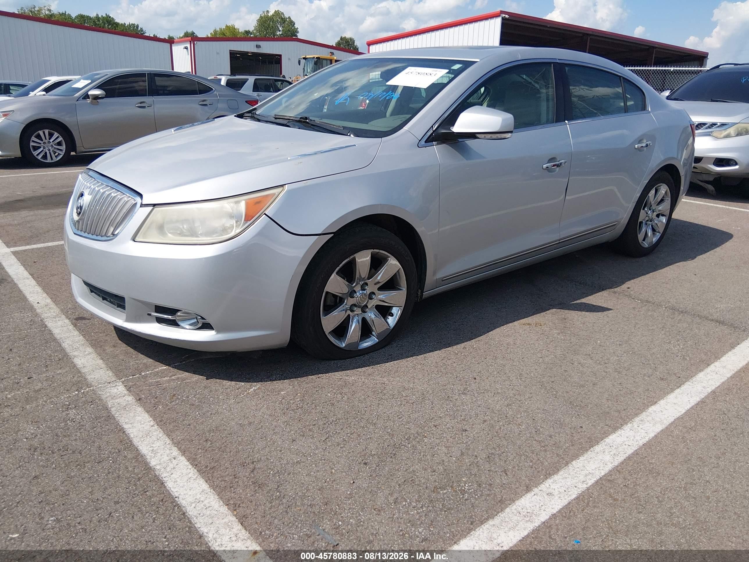 2010 Buick Lacrosse Cxl Silver vin: 1G4GC5EG3AF230070