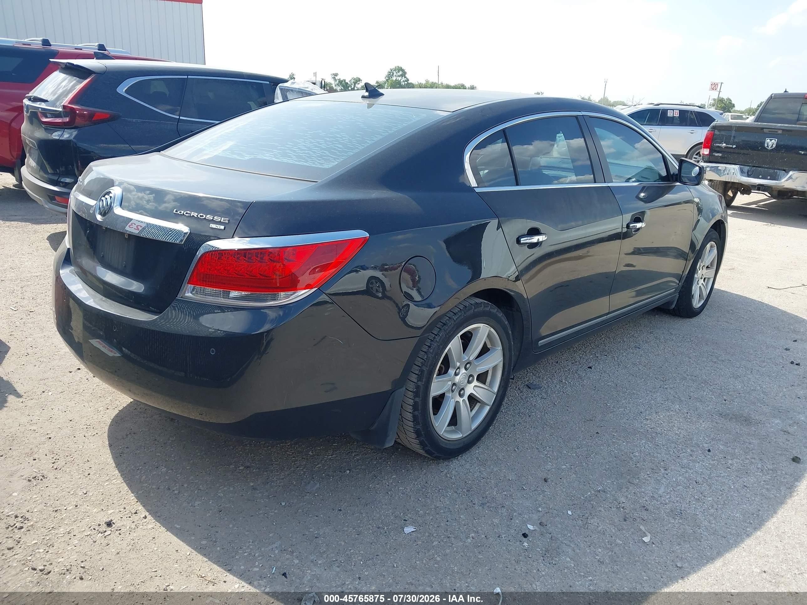 2010 Buick Lacrosse Cxl Black vin: 1G4GC5EG4AF134920