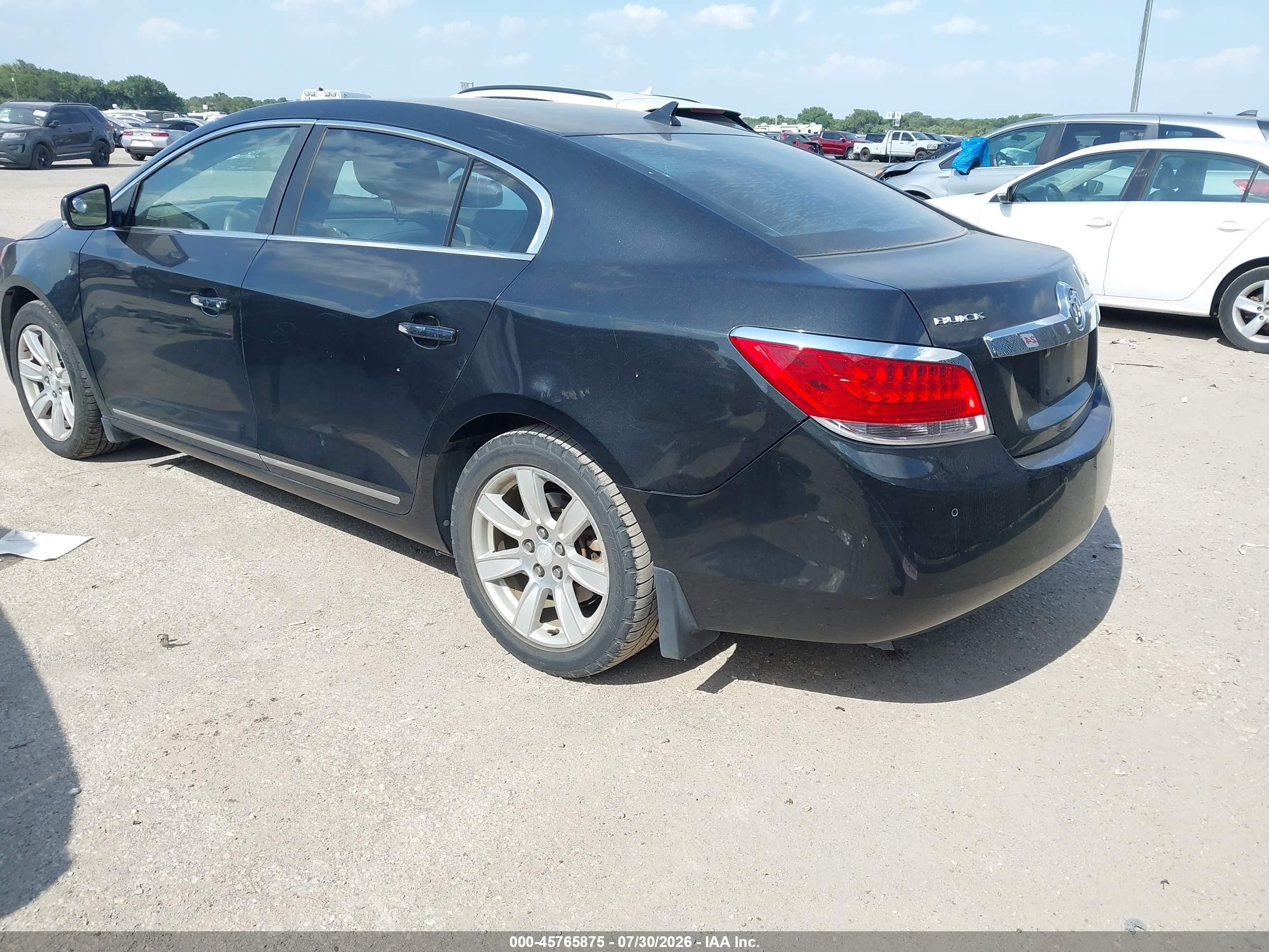 2010 Buick Lacrosse Cxl Black vin: 1G4GC5EG4AF134920
