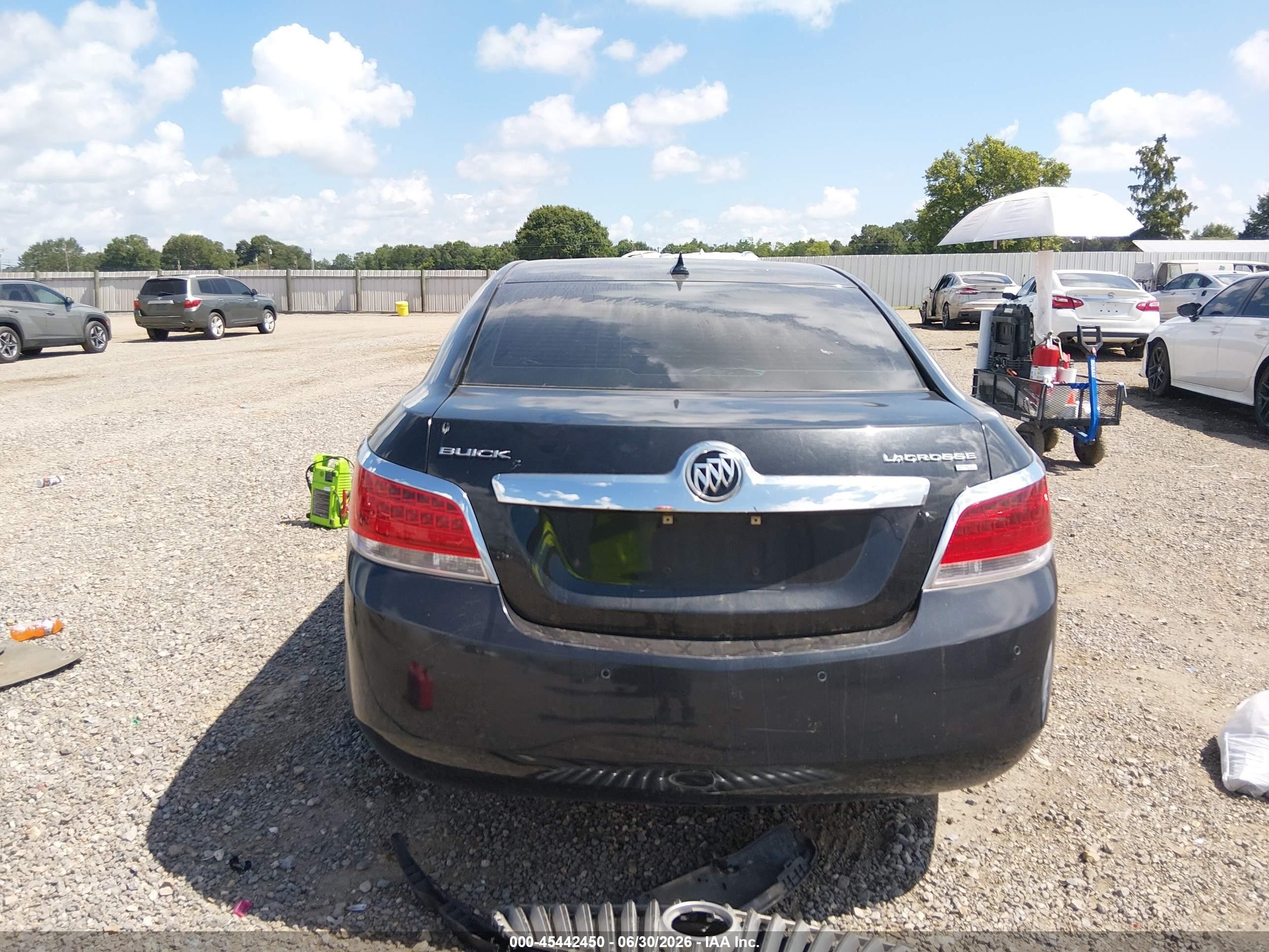 2010 Buick Lacrosse Cxl Black vin: 1G4GC5EG4AF165116