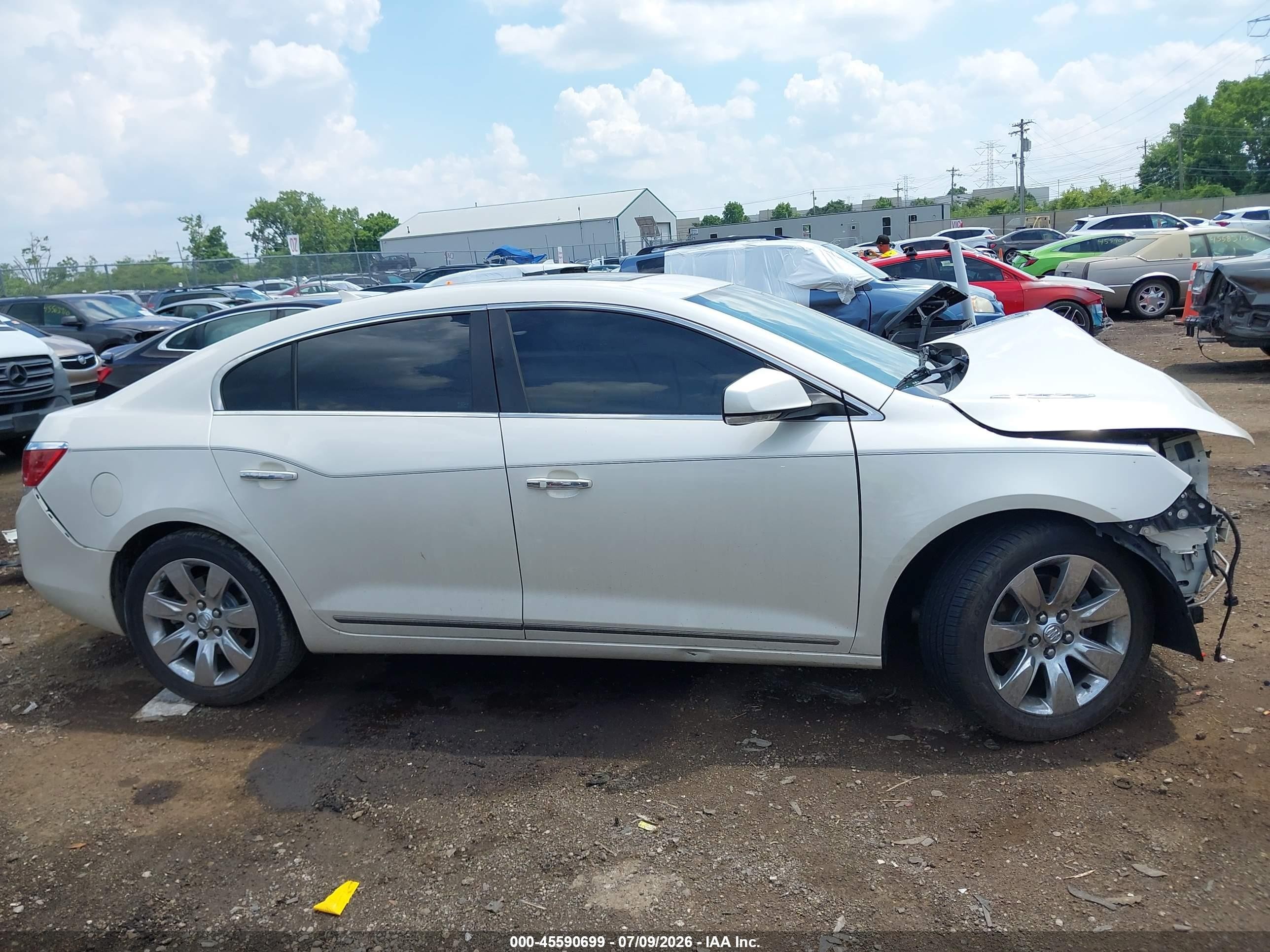 2010 Buick Lacrosse Cxl White vin: 1G4GC5EG4AF176150