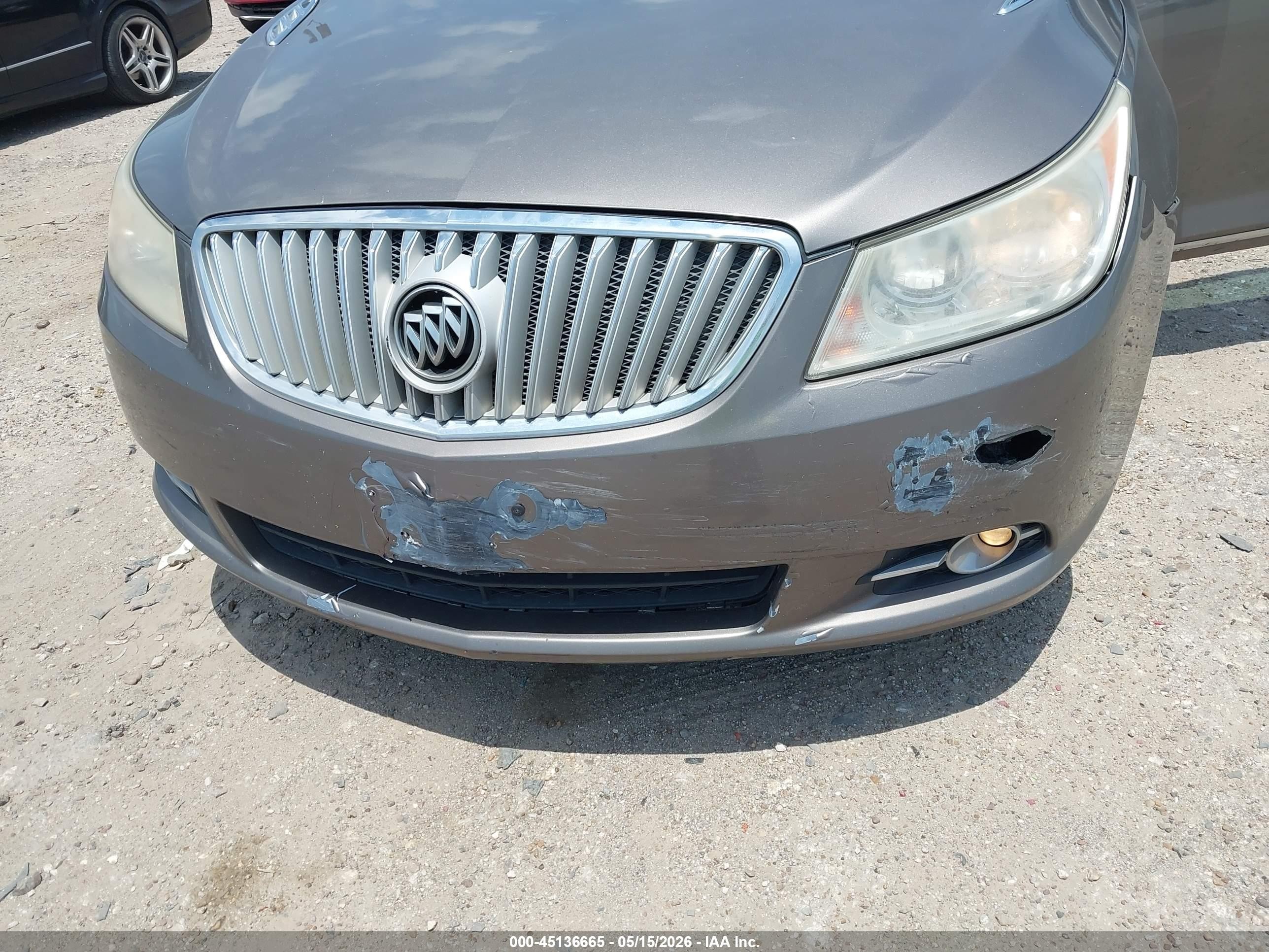 2010 Buick Lacrosse Cxl Beige vin: 1G4GC5EG4AF245581