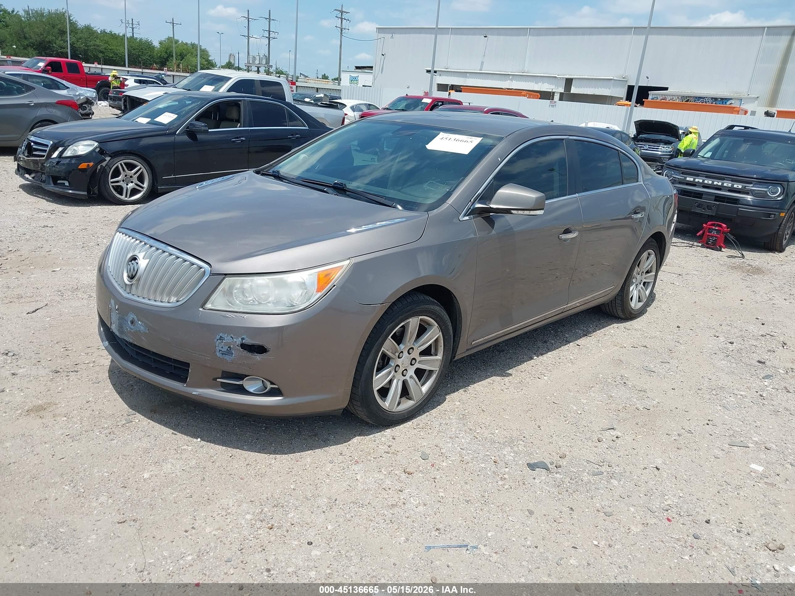 2010 Buick Lacrosse Cxl Beige vin: 1G4GC5EG4AF245581