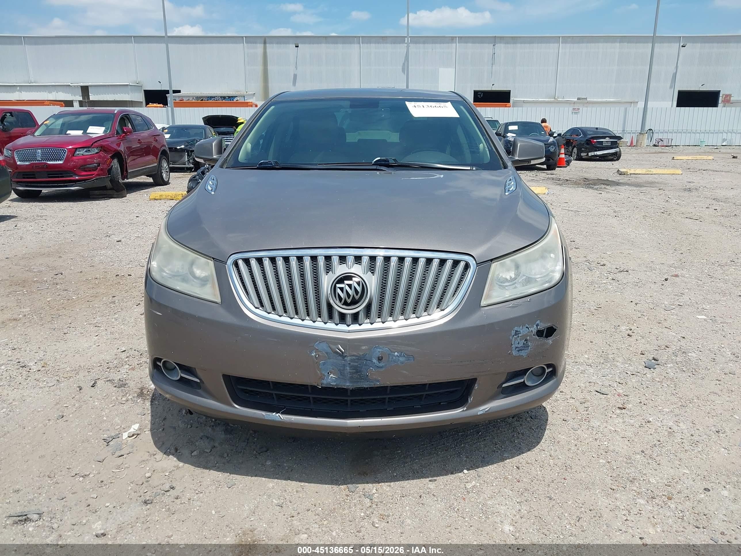 2010 Buick Lacrosse Cxl Beige vin: 1G4GC5EG4AF245581