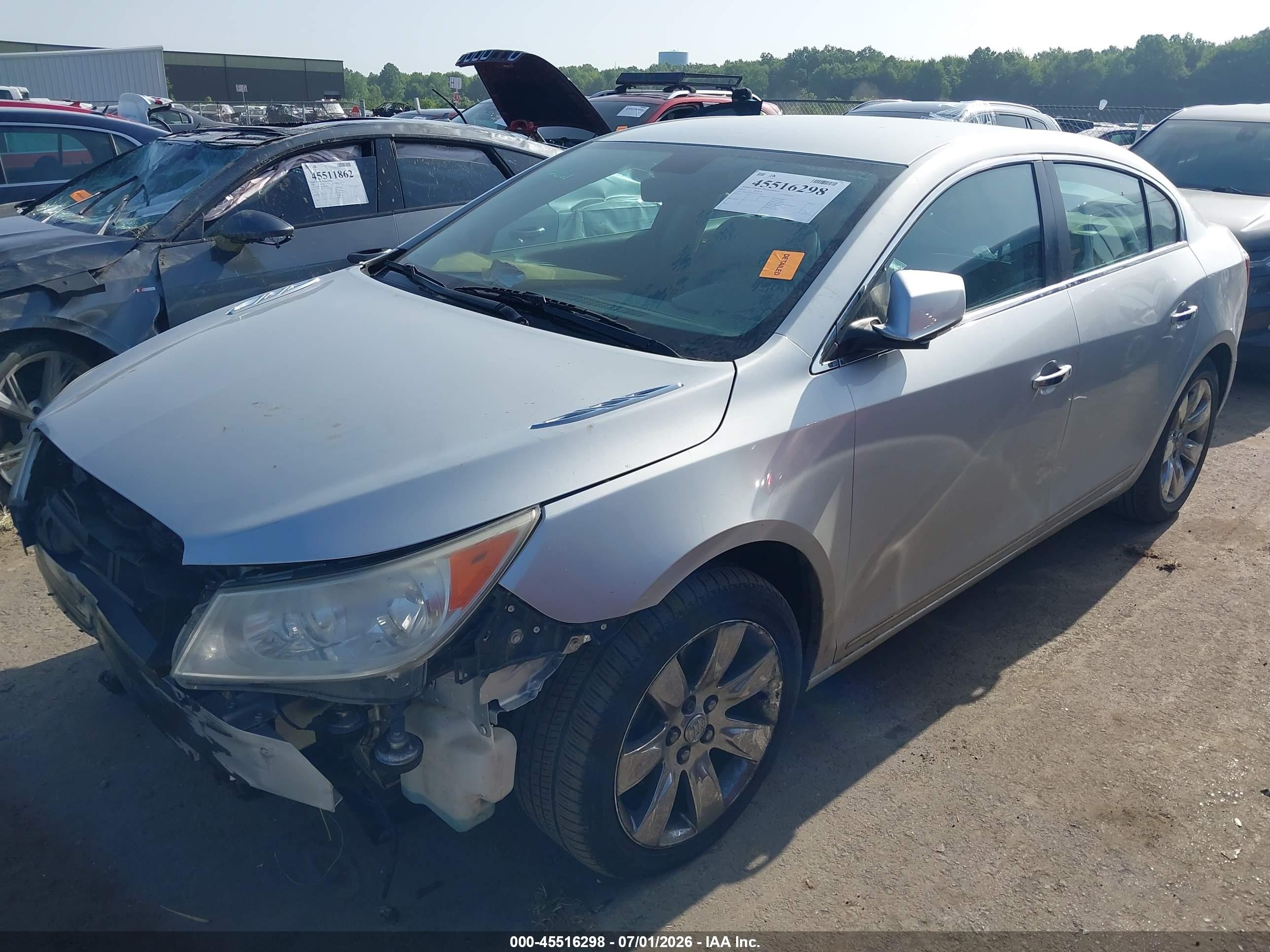 2010 Buick Lacrosse Cxl Silver vin: 1G4GC5EG4AF311398